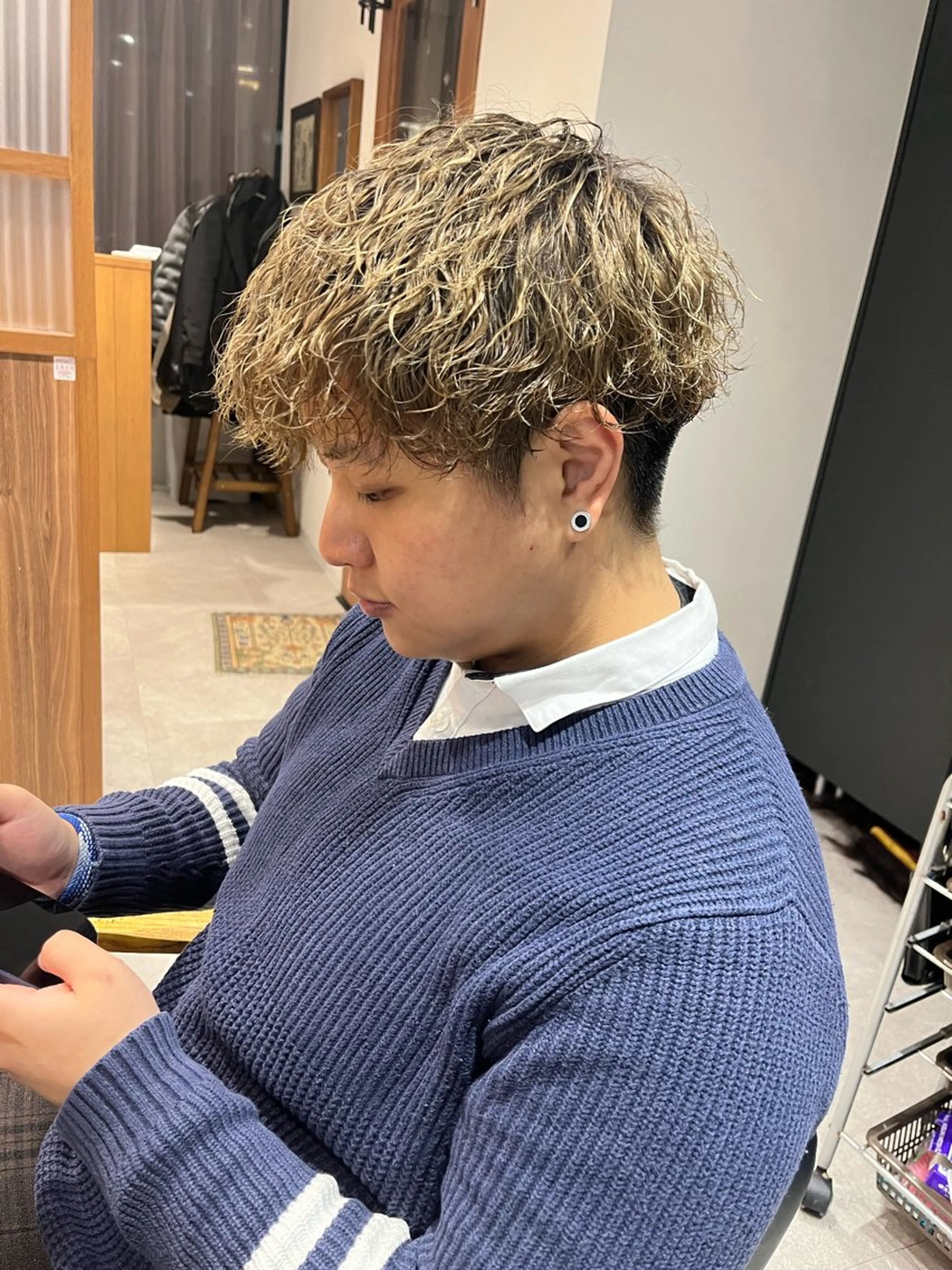 🧚🏻 【カット＋波巻きパーマ＋リペアトリートメント】の写真