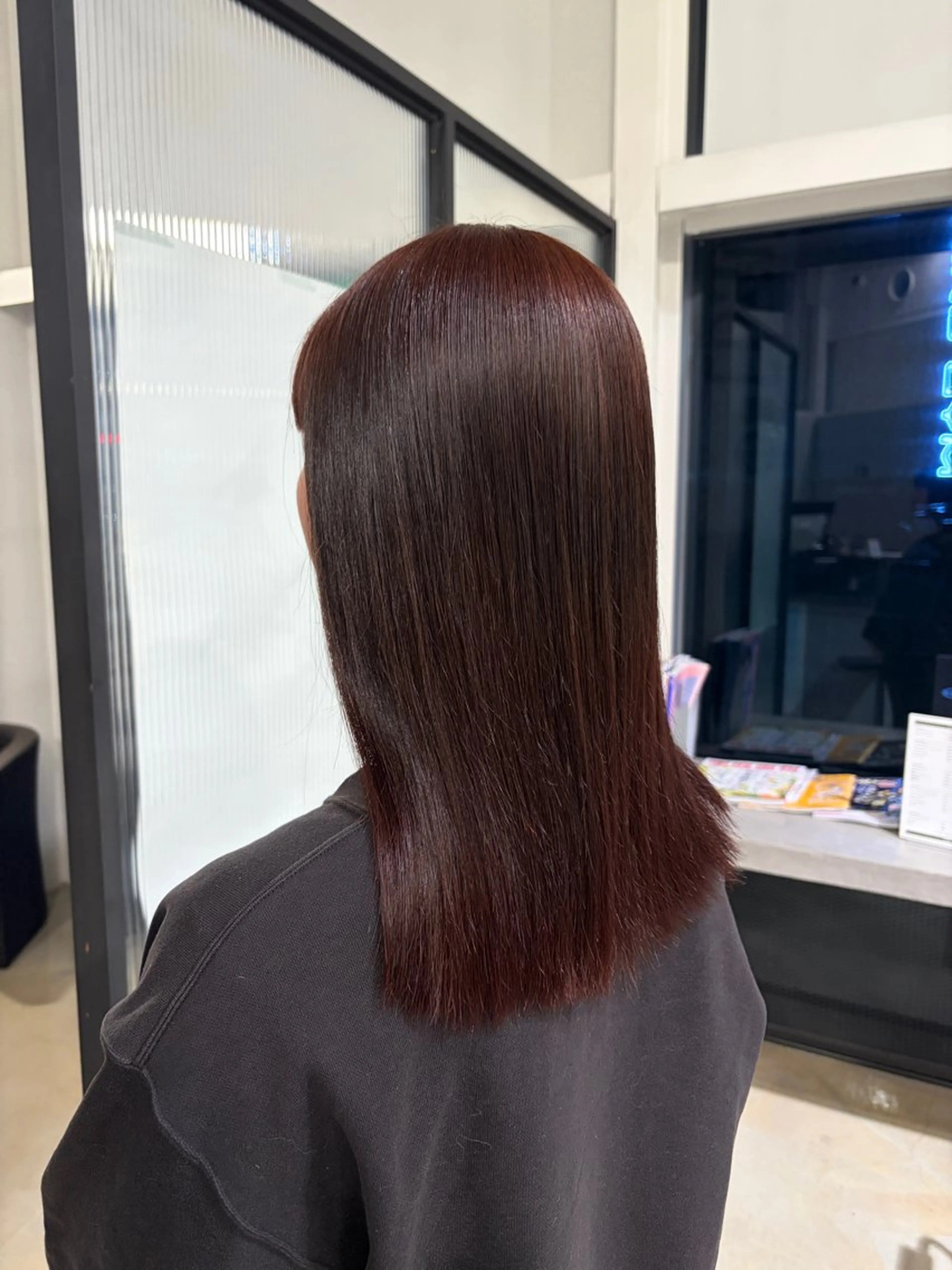 セミロング カラー カット ヘアカラー カット／ブリーチ🐏 モデル募集中 ナナホのヘアスタイル