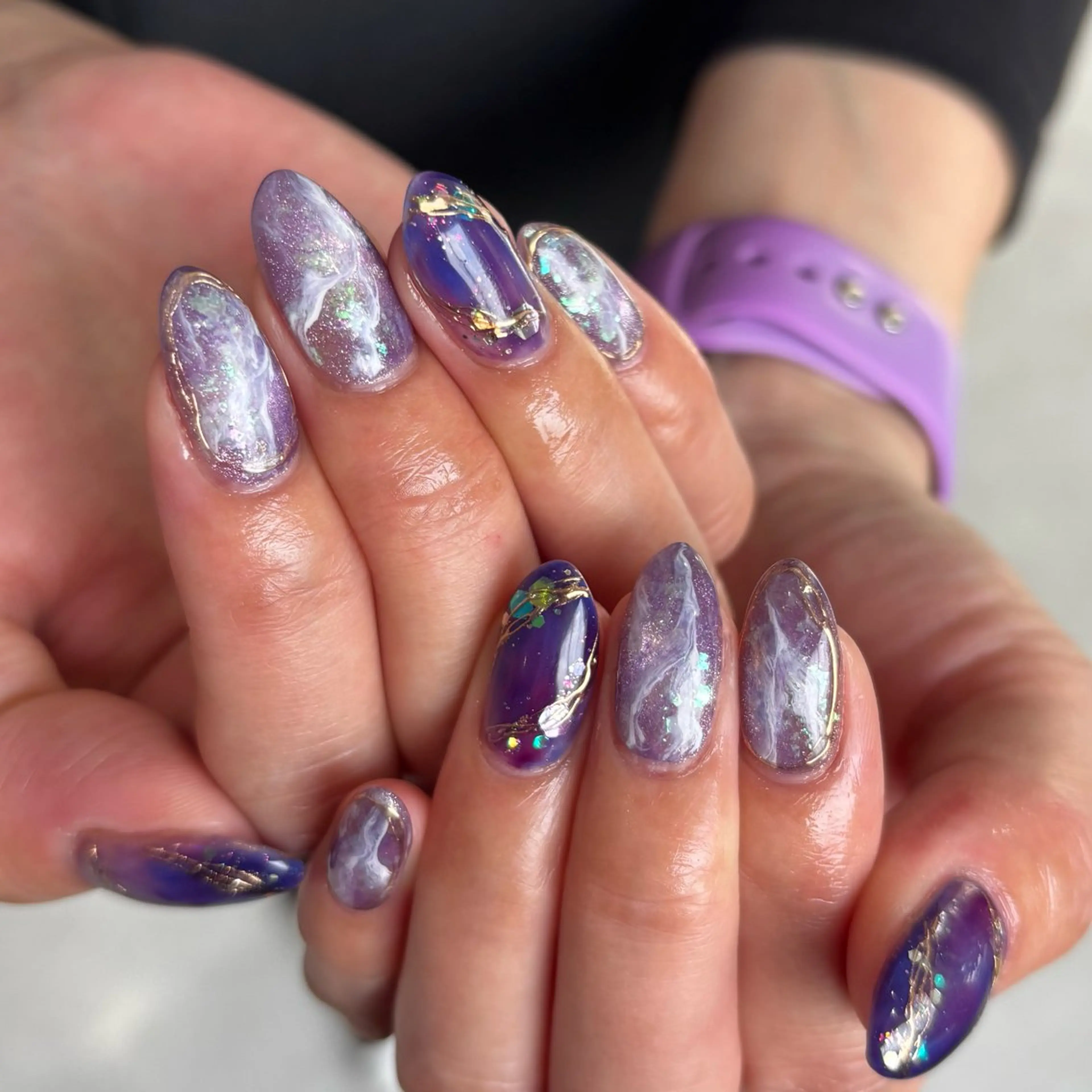 ネイル 持ち込み ニュアンスネイル FIRSTCLASS KAYOのネイルデザイン