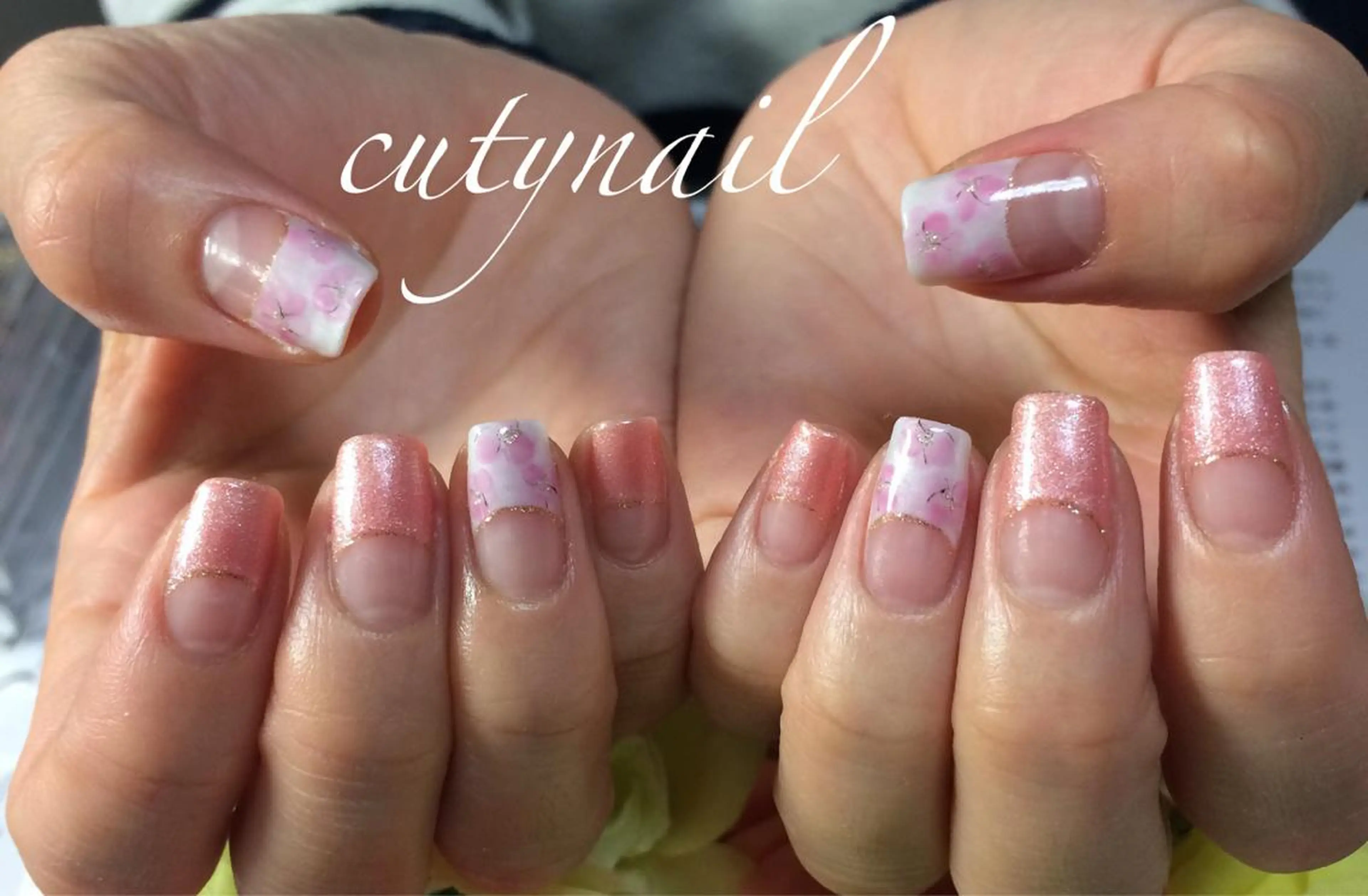 ネイル 桜ネイル フラワーネイル cuty nailのネイルデザイン