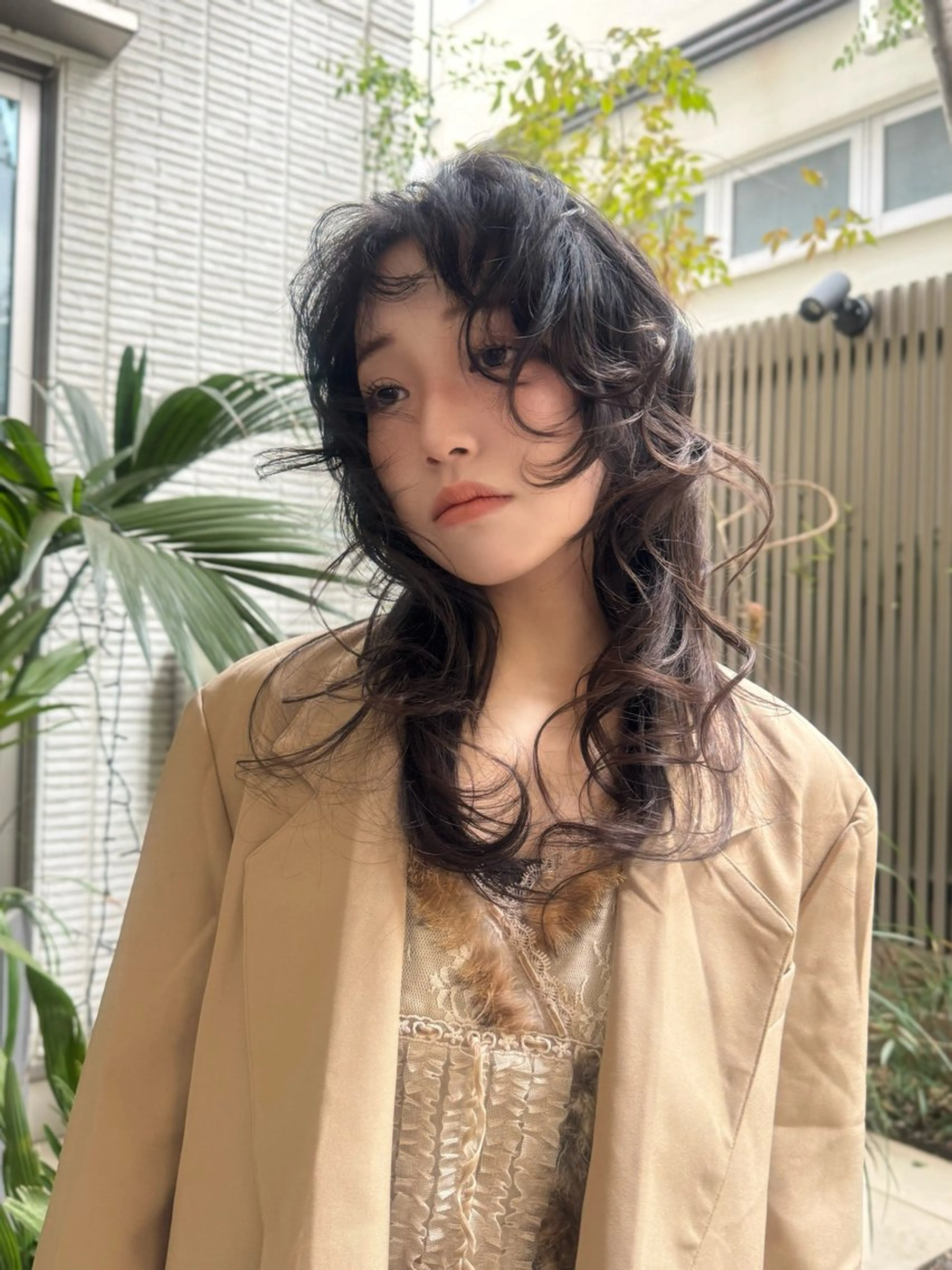 ロング ヘアカラー 山下 莉歩のヘアスタイル