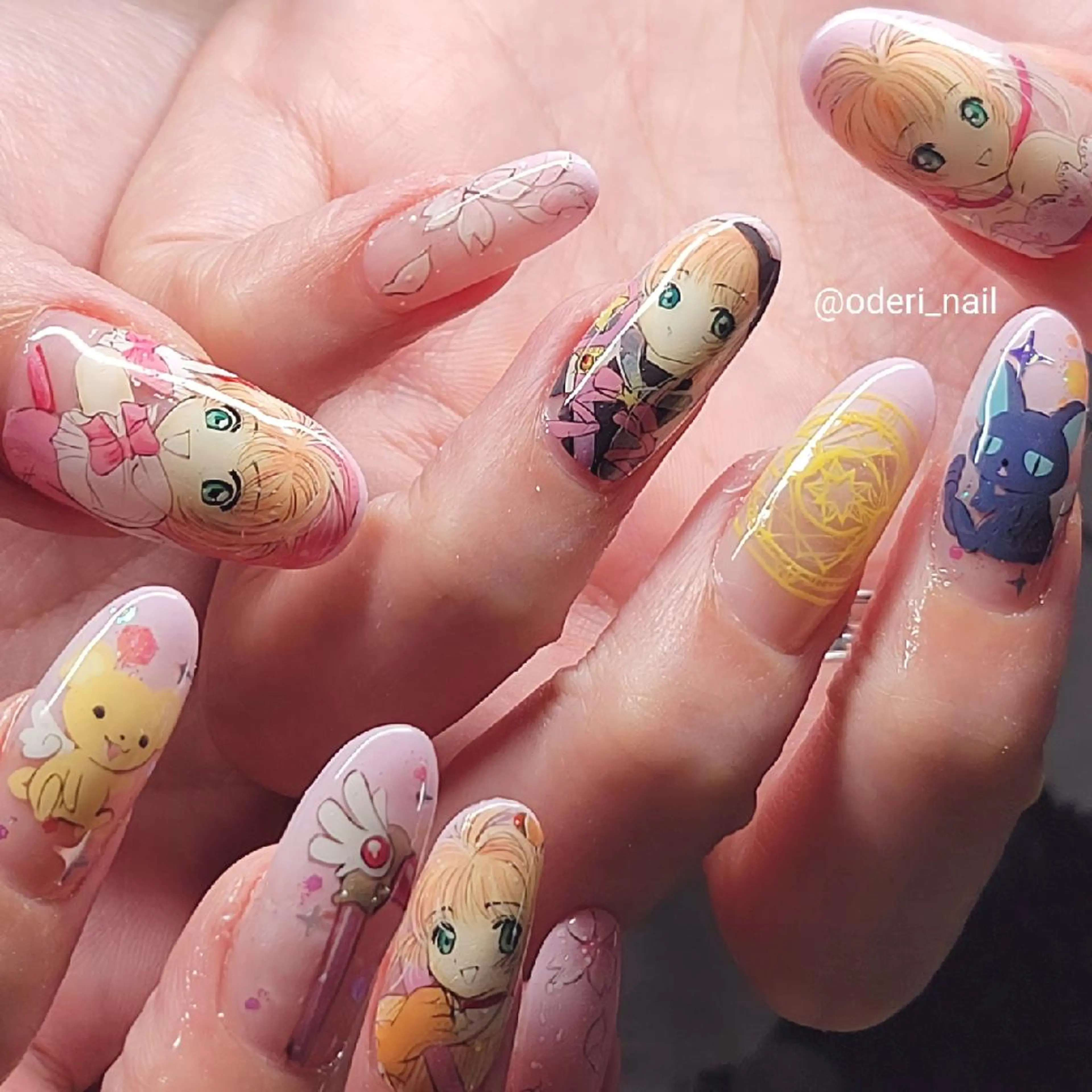 ネイル アートネイル ジェルネイル おで@ oderi_nailのネイルデザイン