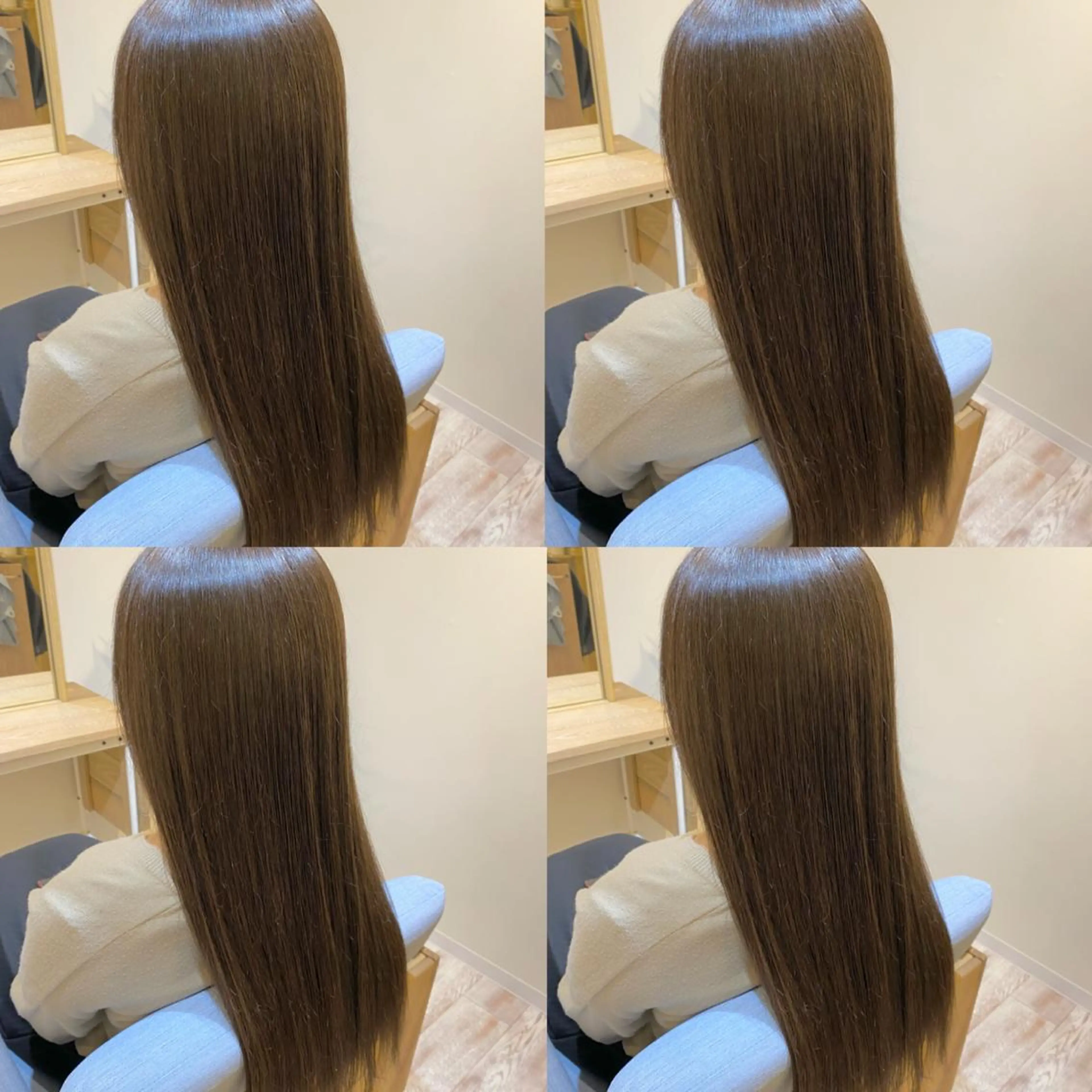 ロング 金島 青のヘアスタイル