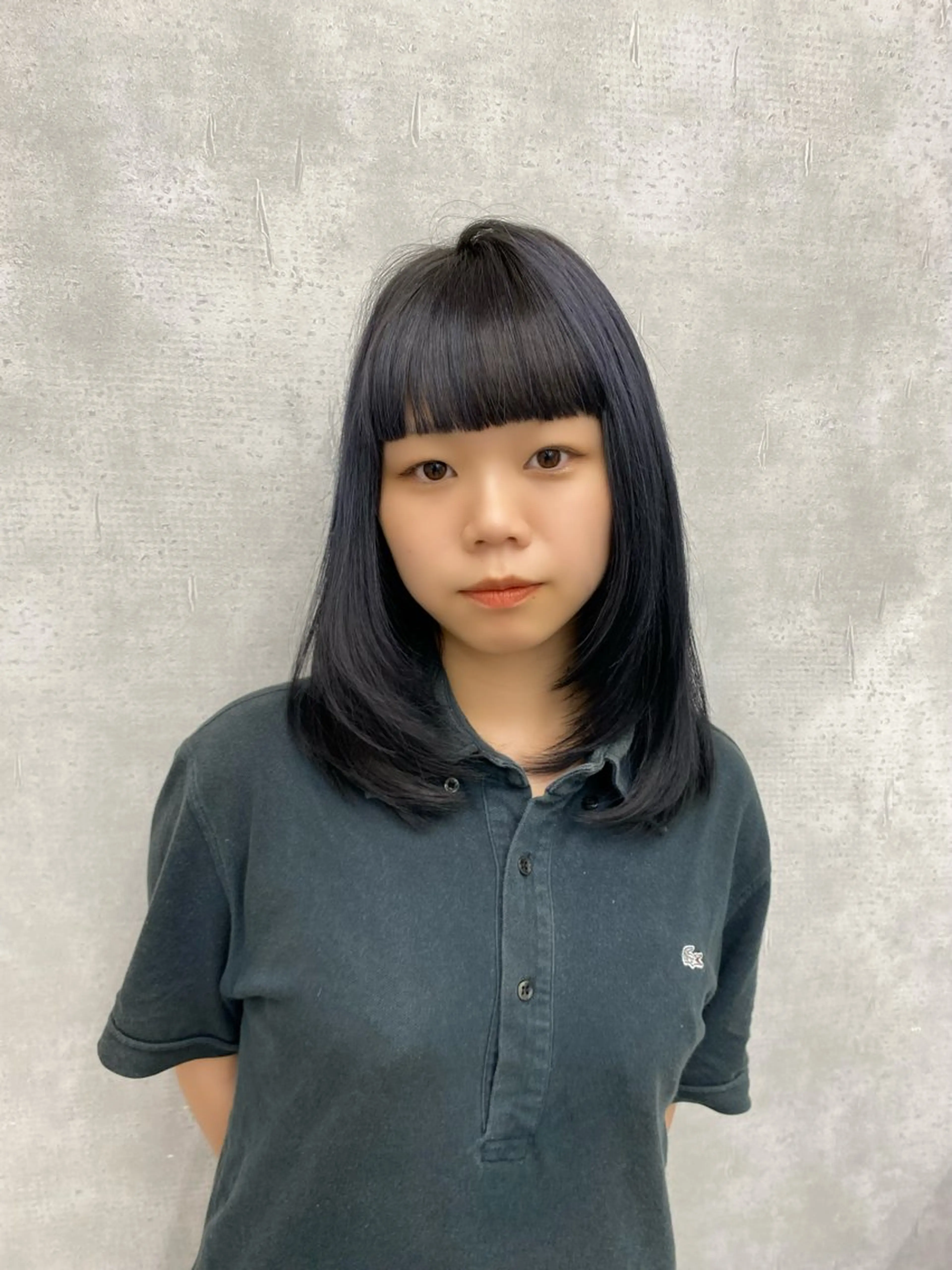 ミディアム カラー 顔まわりレイヤー 韓国風ヘア レイヤーカット シャギー ウルフカット レイヤー/艶カラー /韓国ヘア/高松のヘアスタイル