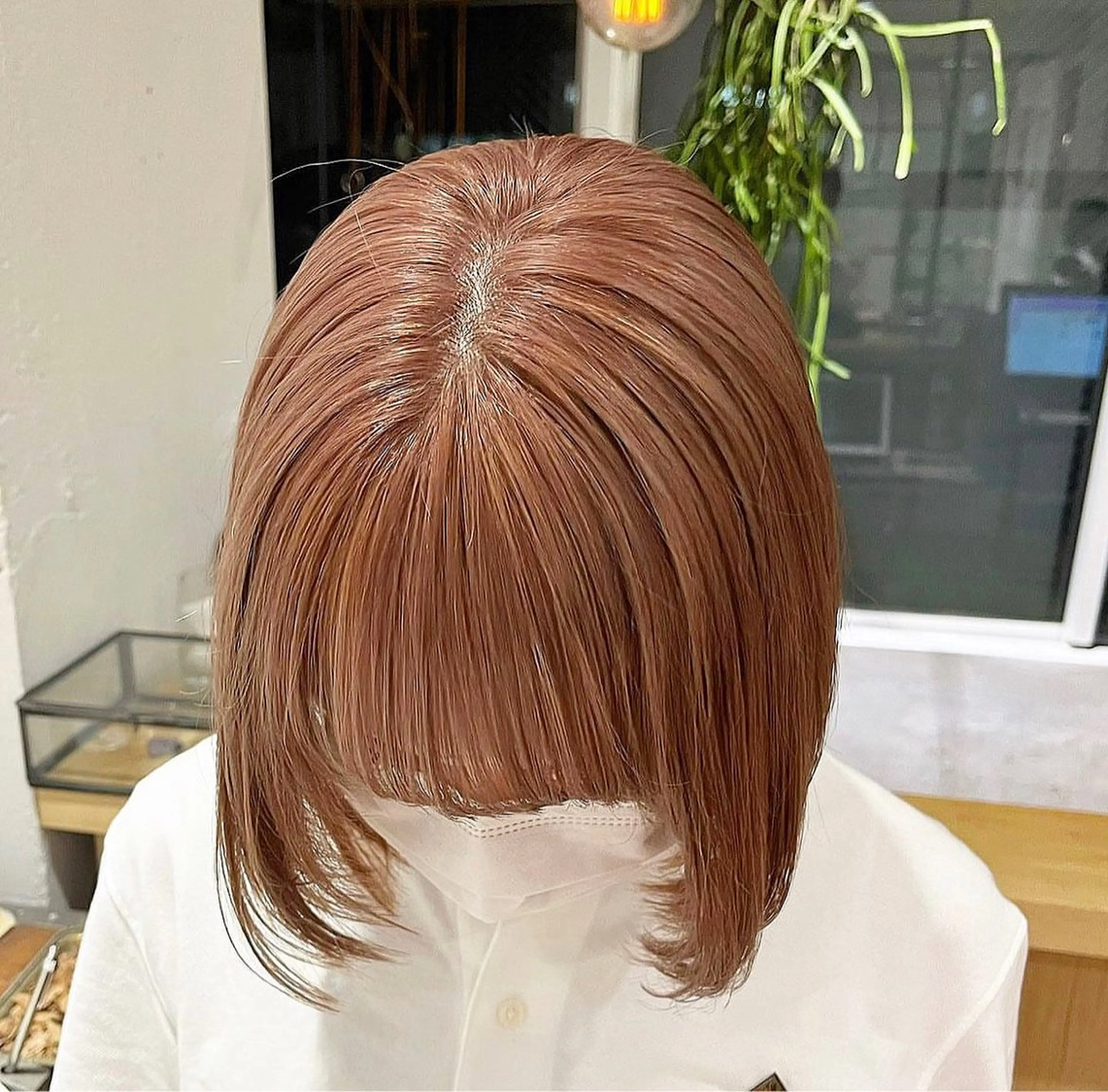 ショート カラー カット ヘアカラー トリートメント オリーブ/縮毛♡ Natsuno🩰のヘアスタイル