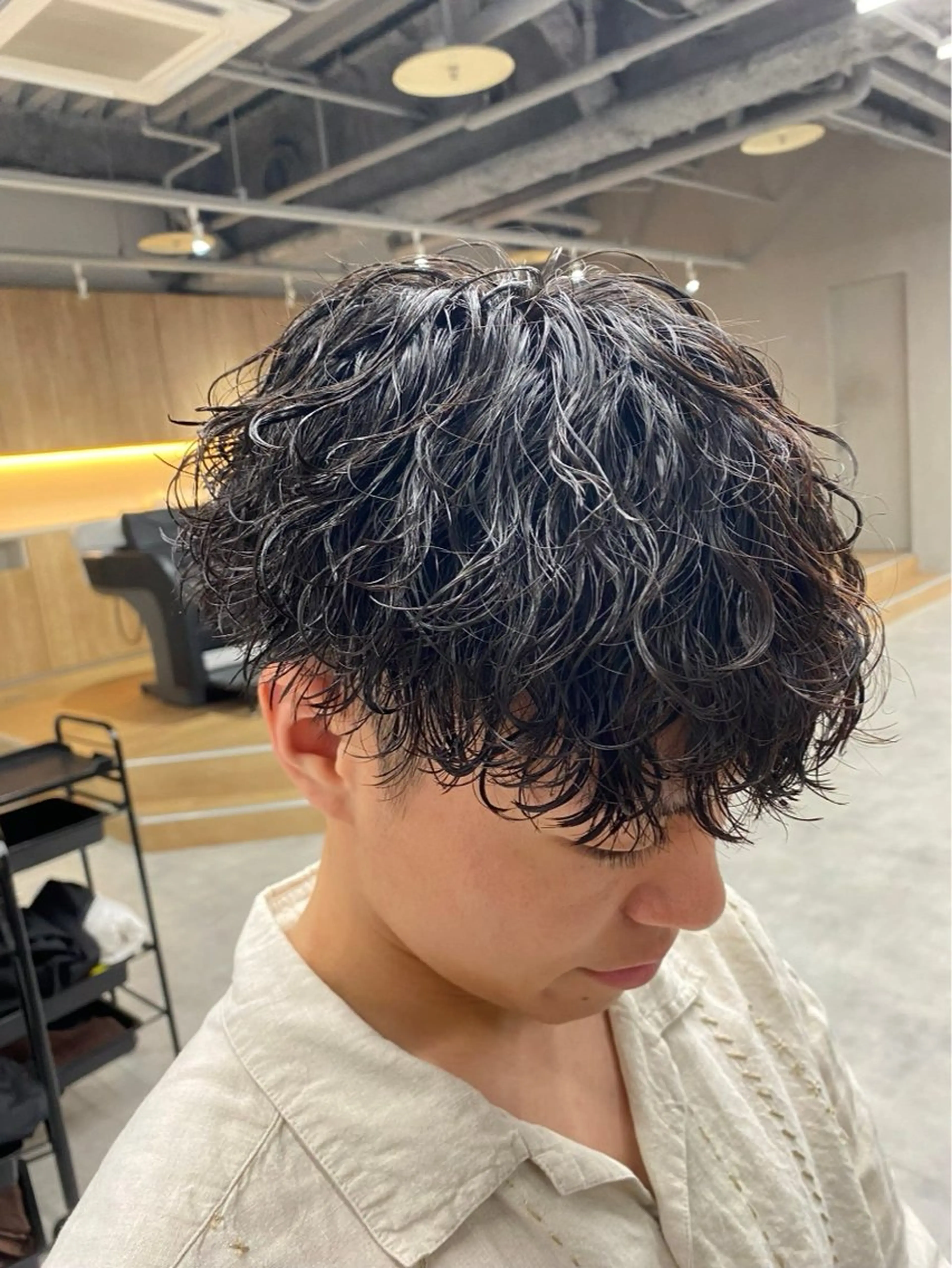 パーマ メンズ カットモデル募集中 新潟万代/こたろ🐯のヘアスタイル