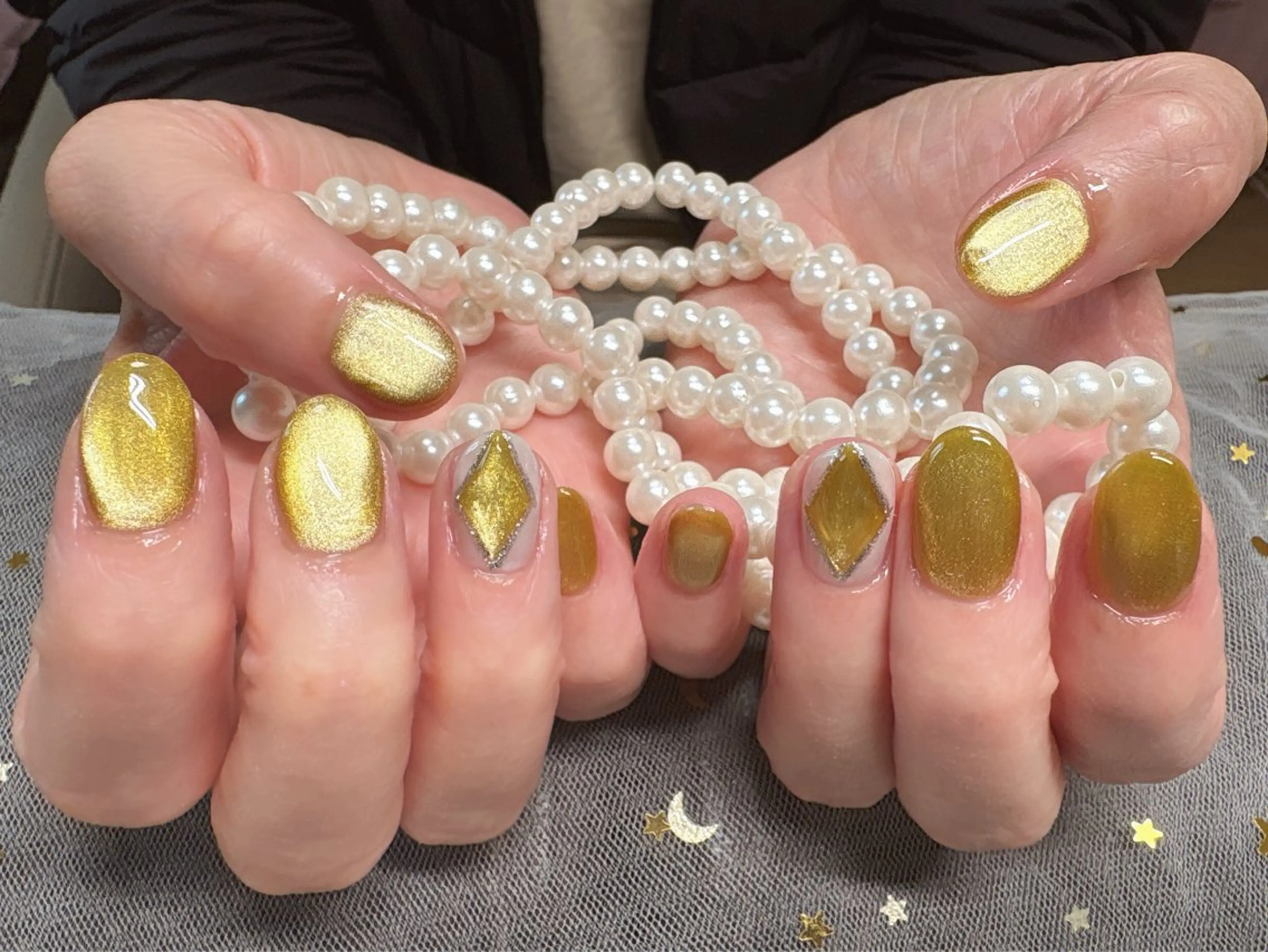 ネイル マグネットネイル ハンドネイル ハンドケア 小岩 Saraのネイルデザイン