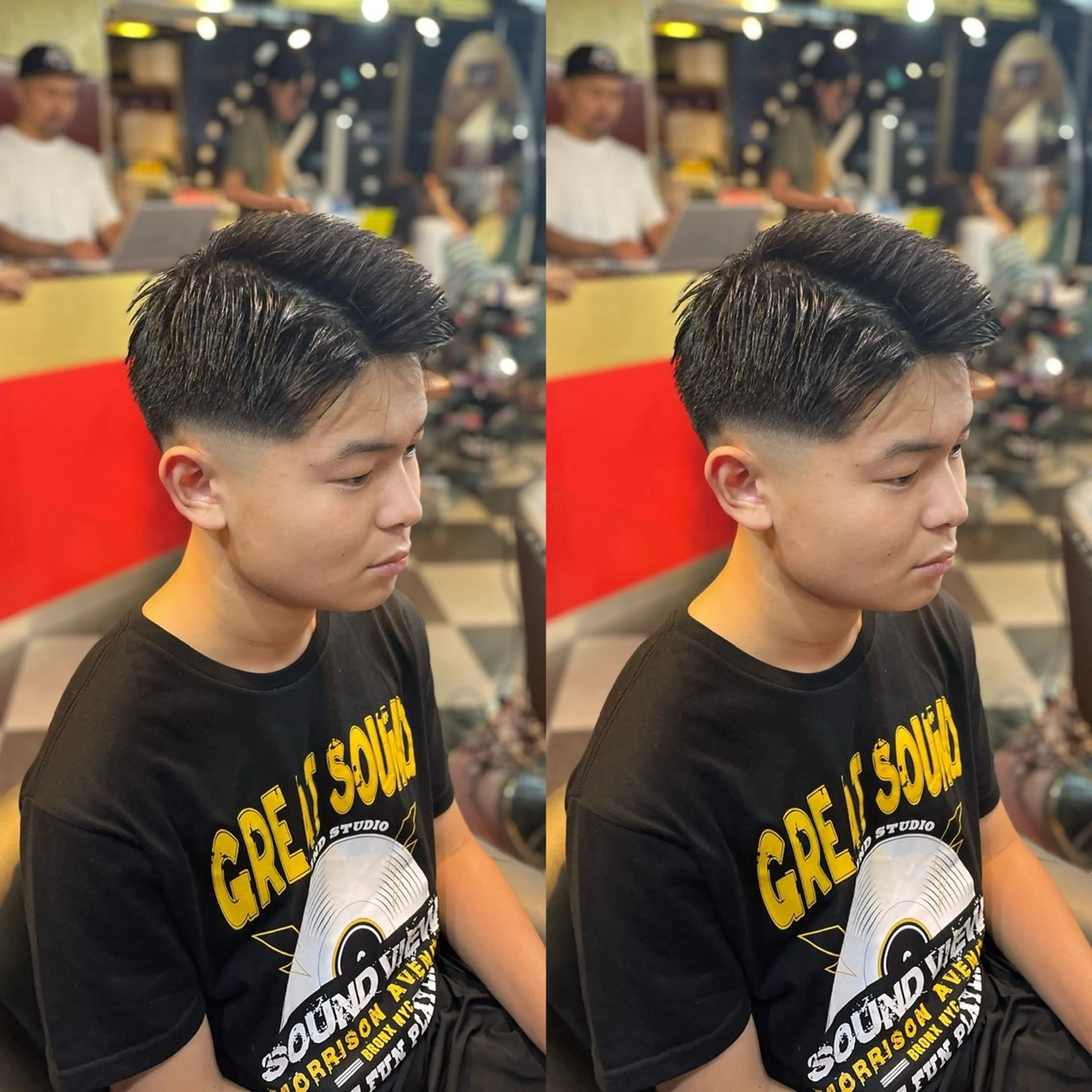 メンズ フェードカット 👑派手髪/カット 👑ANRYのヘアスタイル