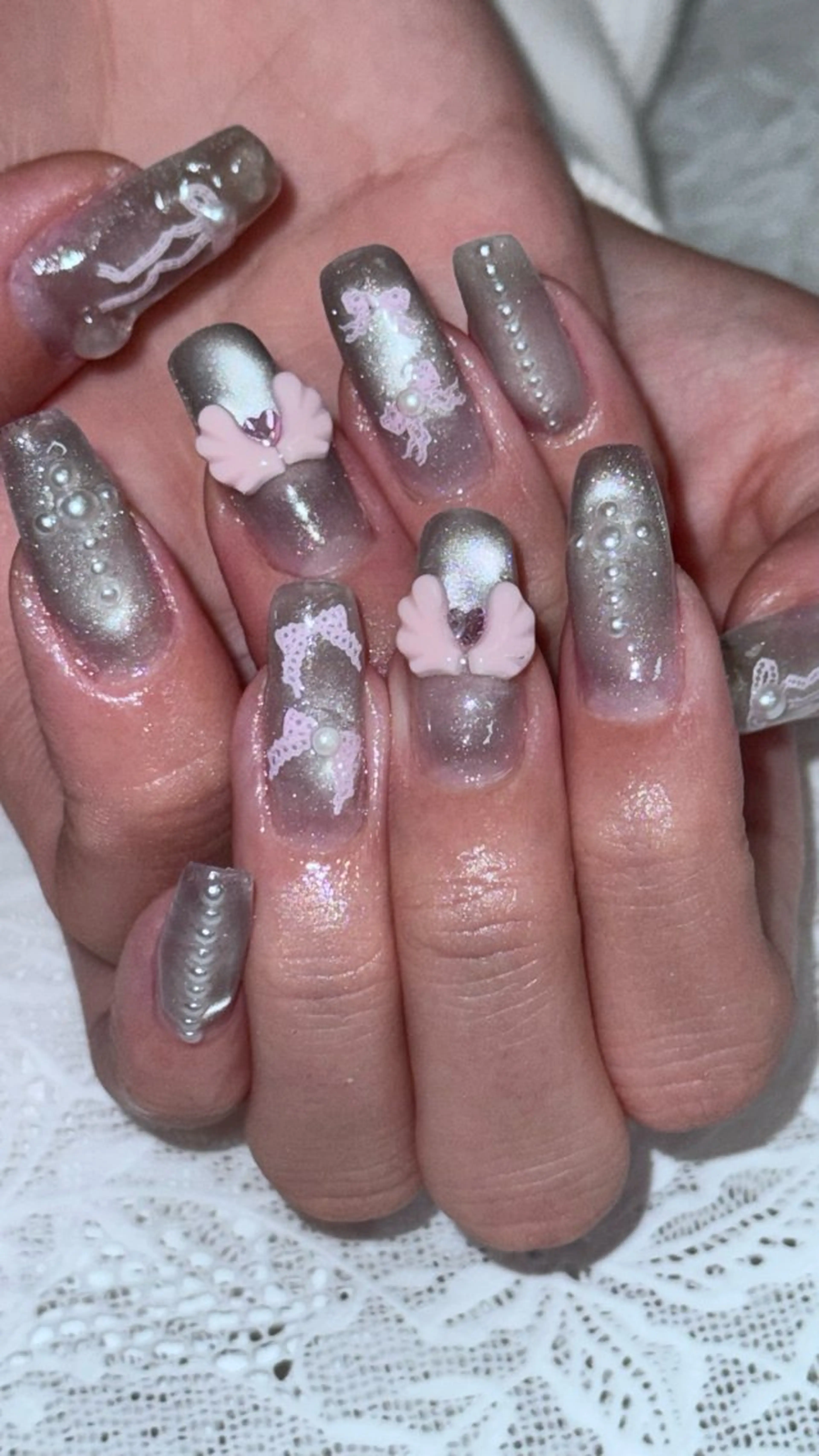 ネイル マグネットネイル on nail 尾張旭三郷店のネイルデザイン