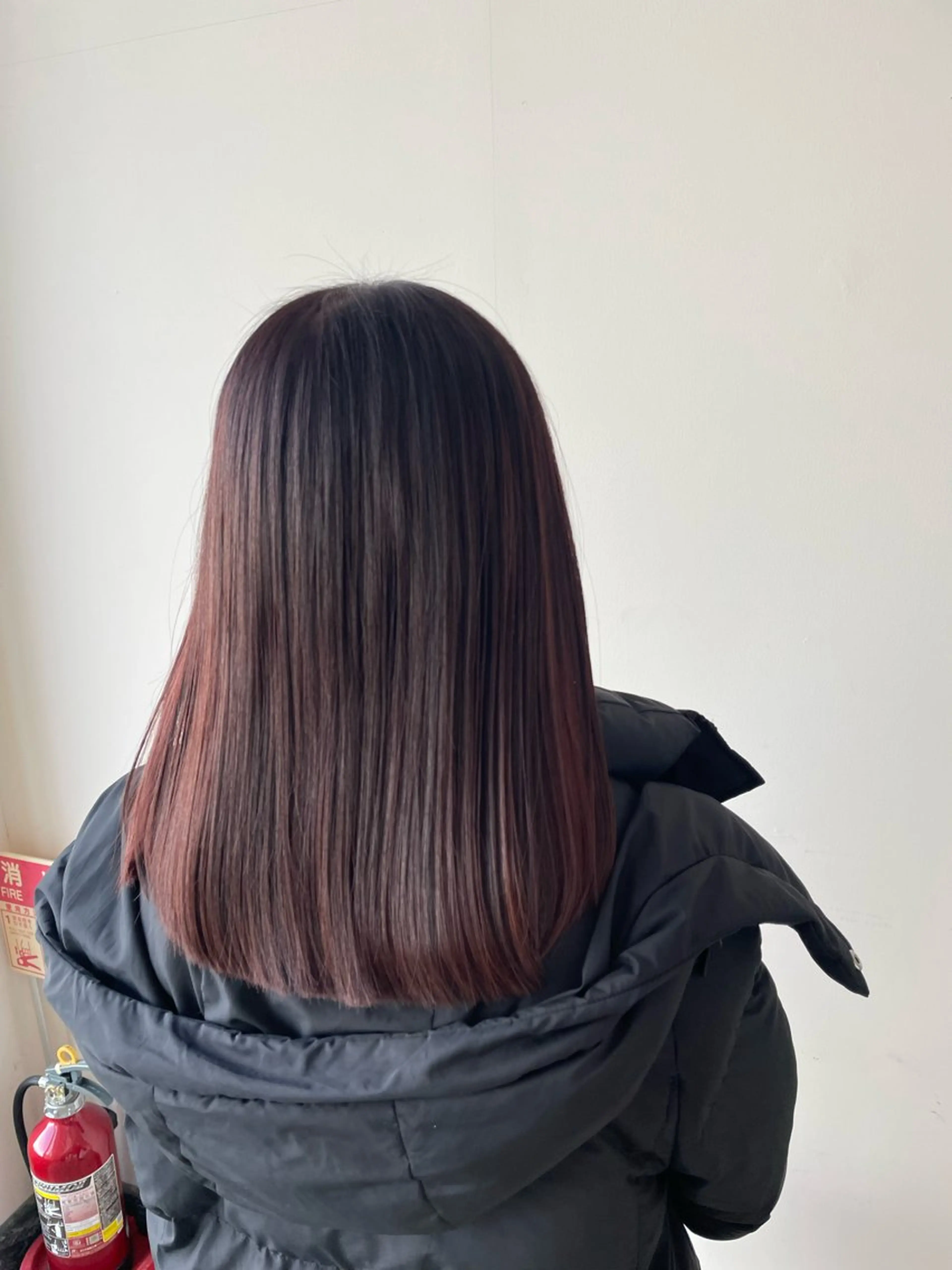 カラー ブラウンカラー 大賀 チサトのヘアスタイル