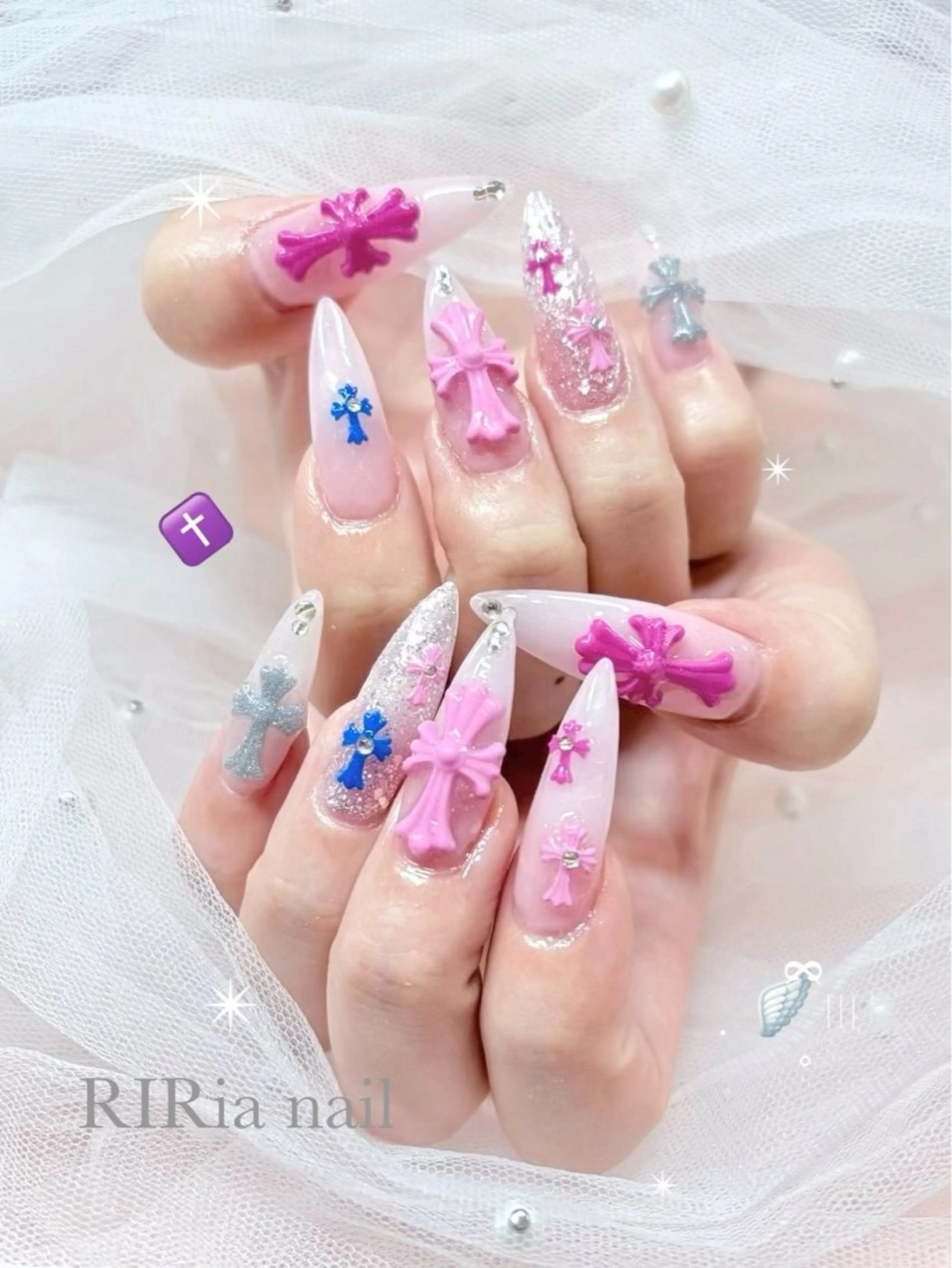 ネイル ハンドネイル 🎀RINA RIrianailのネイルデザイン