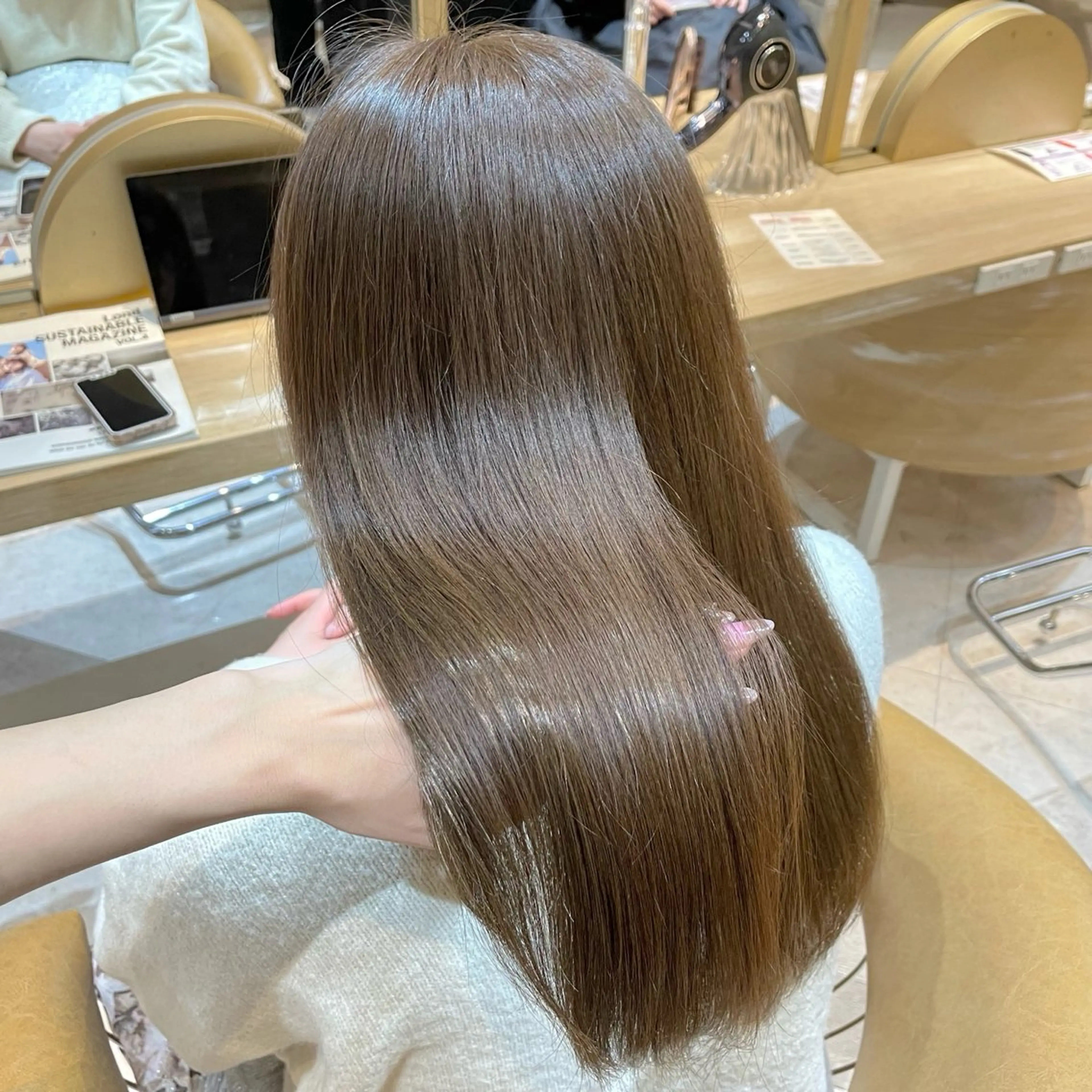 カラー ヘアカラー 金山/ブリーチなし/ 透明感/ボブ/ゆうきのヘアスタイル