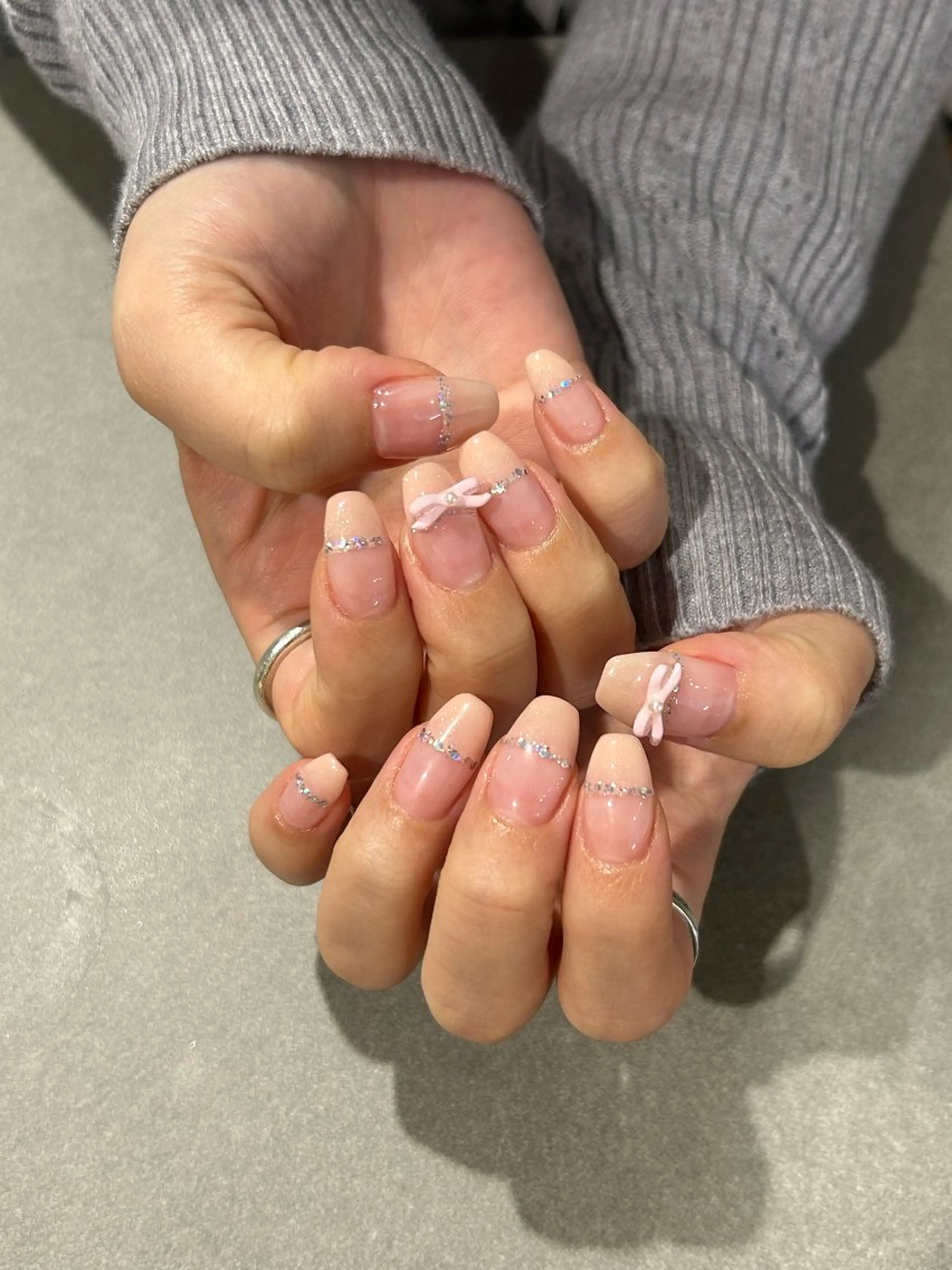 ネイル ラメ(グリッター) &robe Nana🫧のネイルデザイン