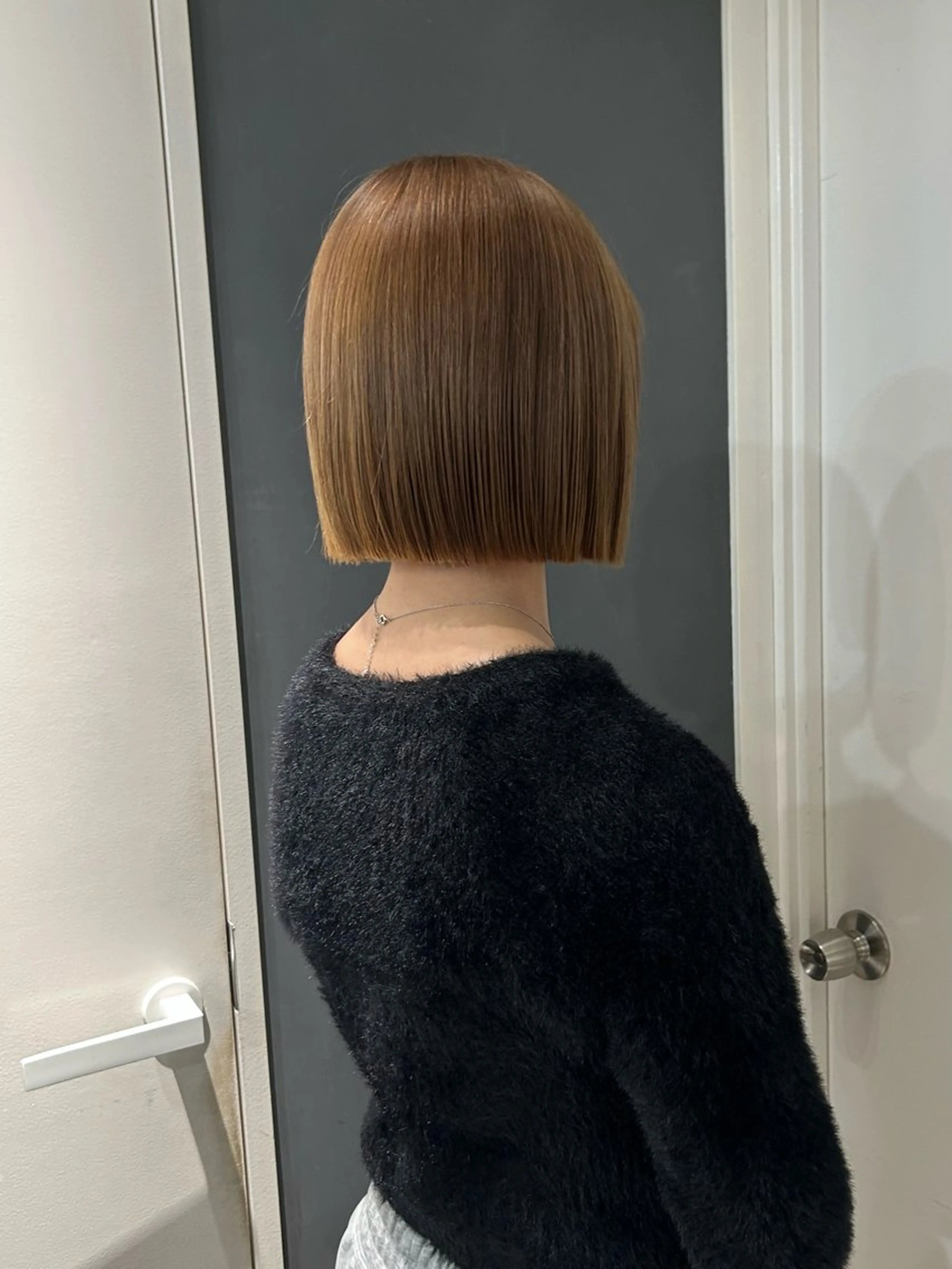 ショート ボブ カット ヘアカラー トリートメント えり 堀江/ボブ /透明感/レイヤーのヘアスタイル