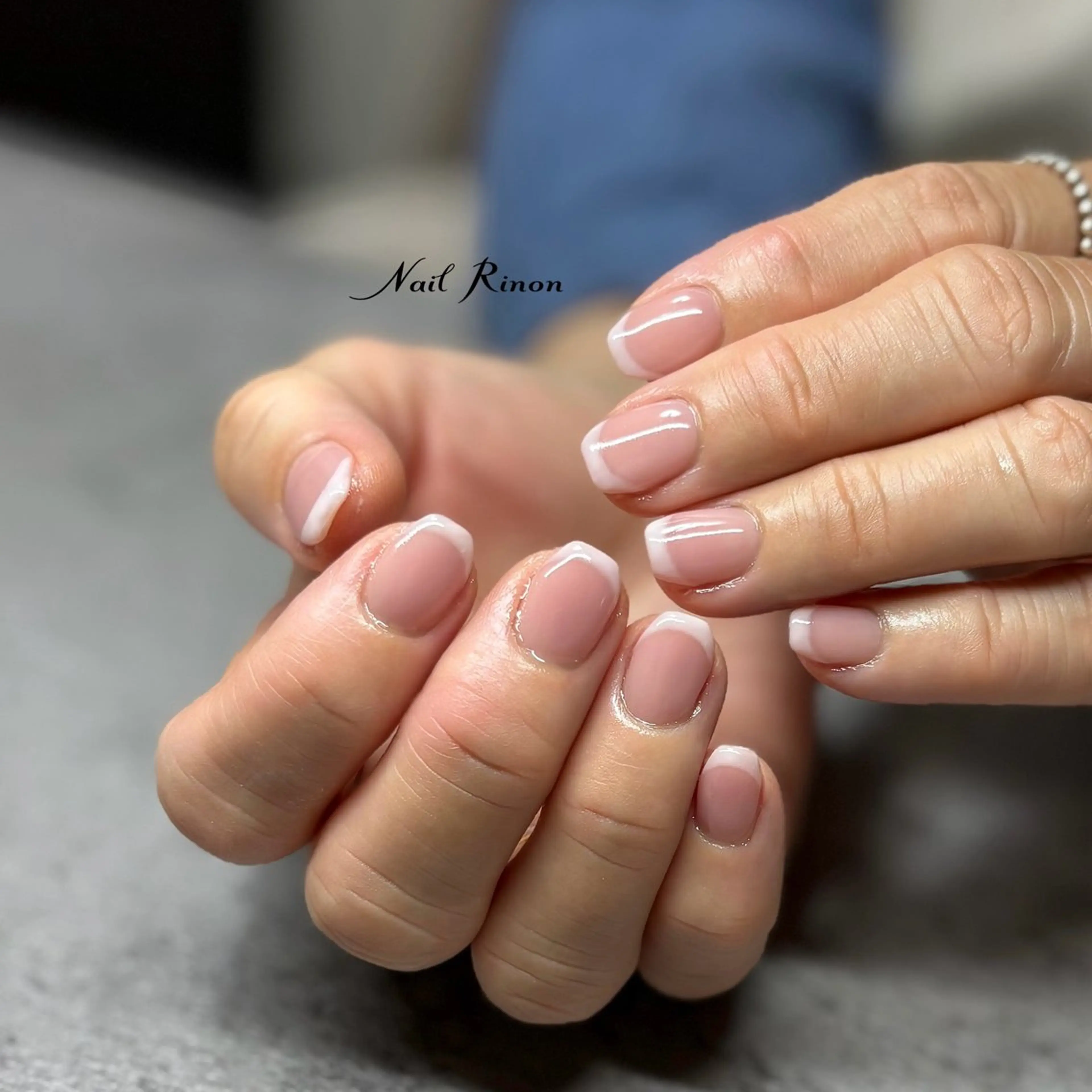 ネイル フレンチネイル ハンドネイル Nail Rinonのネイルデザイン
