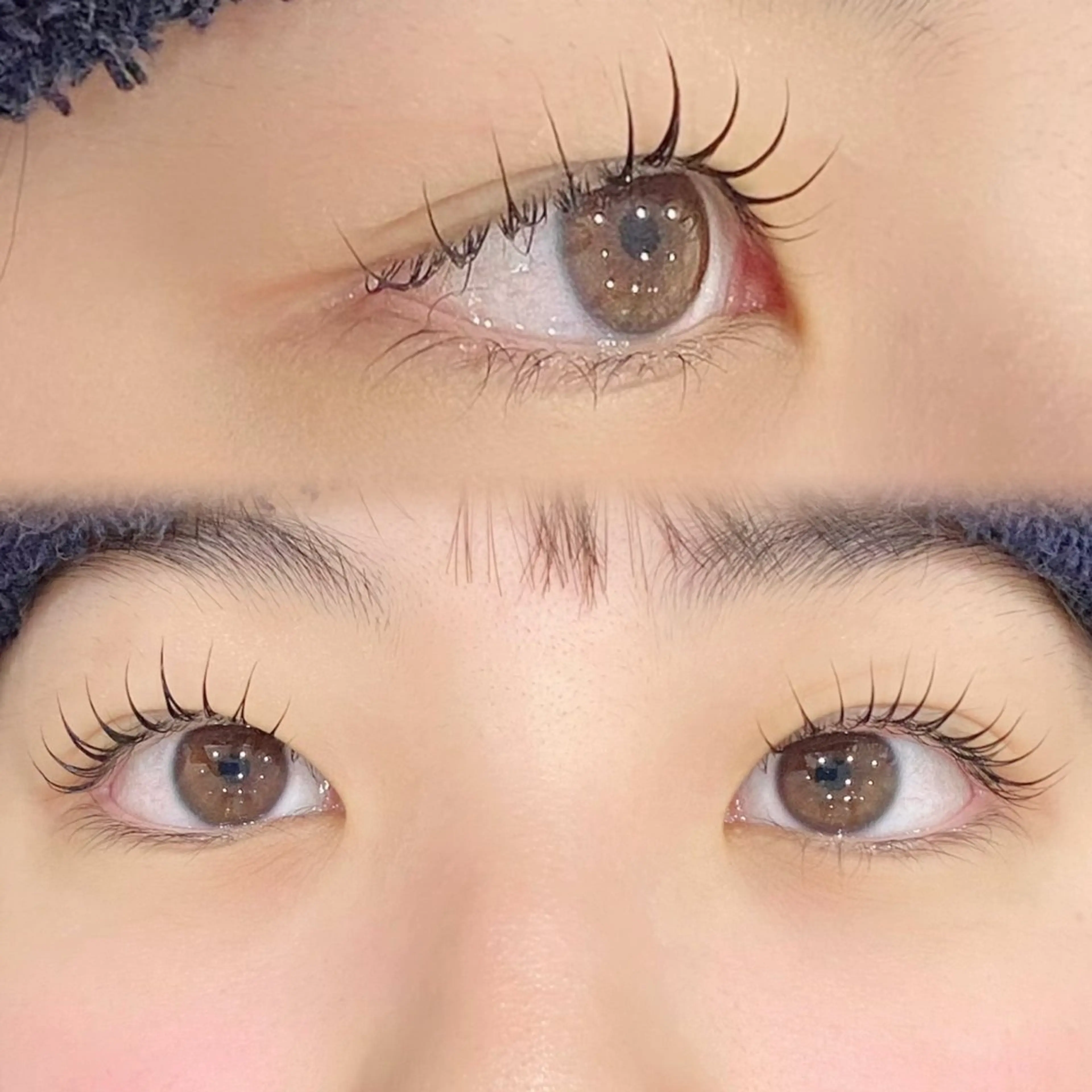 マツエク・マツパ フラットラッシュ パリジェンヌラッシュリフト まつげパーマ 下まつげエクステ 一重×まつ毛パーマ マツパ SUZUKA ☻ EYE/天王寺のマツエク・マツパデザイン