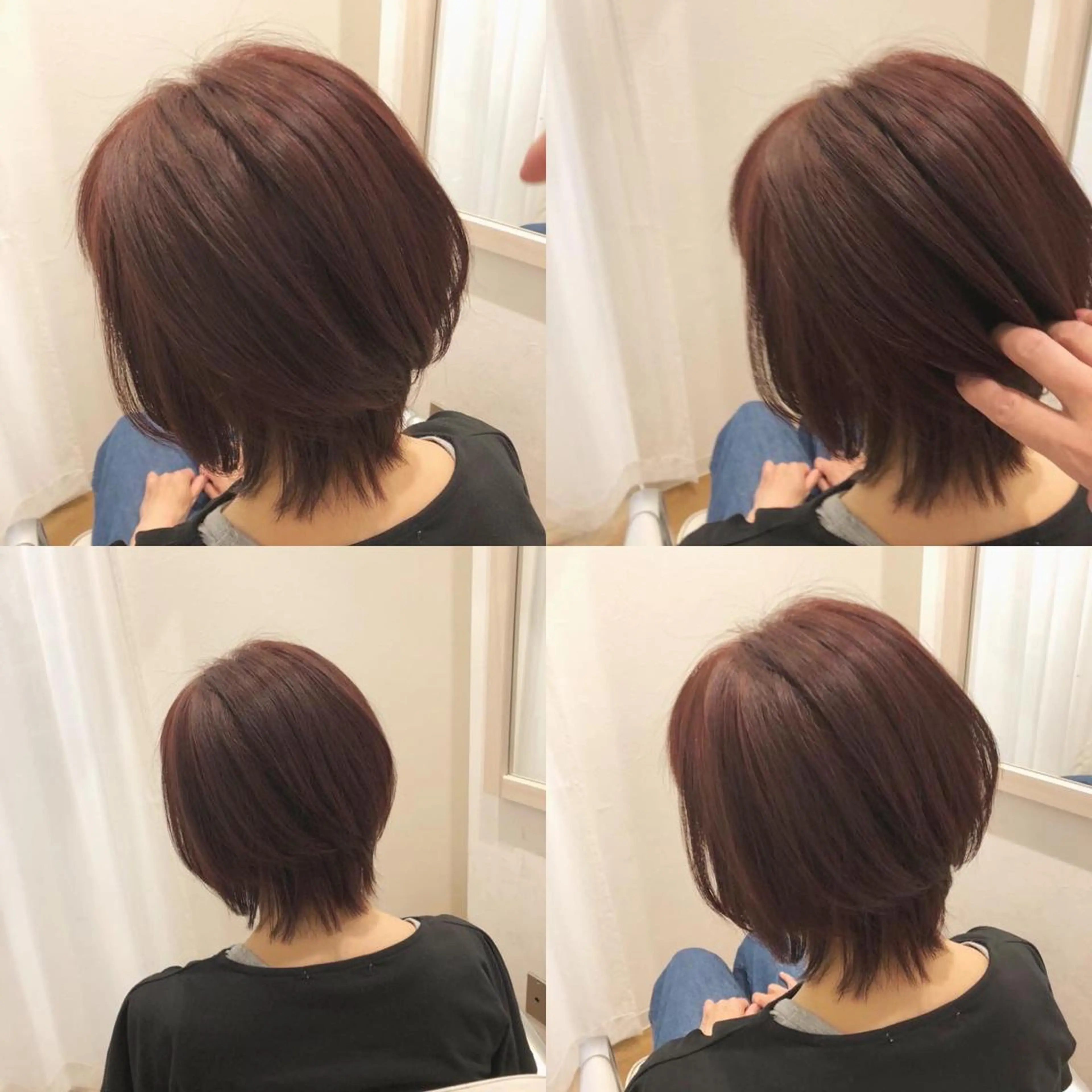 ショート カラー パーマ ヘアアレンジ メンズ キッズ ネイル マツエク・マツパ カット ヘアカラー トリートメント MEGUMI megumiのヘアスタイル