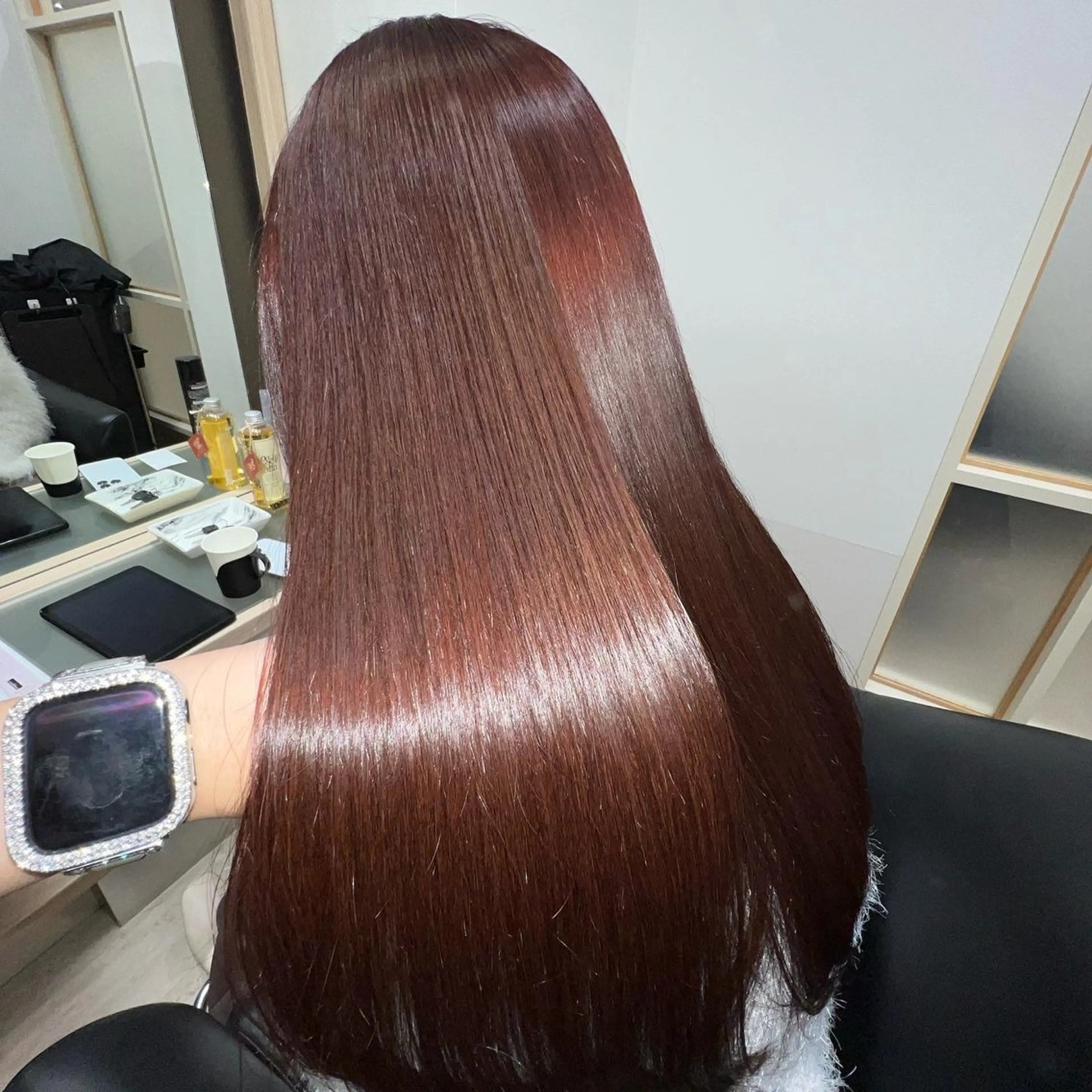 ロング 髪質改善 韓国風ヘア カット ヘアカラー トリートメント 髪質改善/レイヤー カット🩵Ami🩵のヘアスタイル