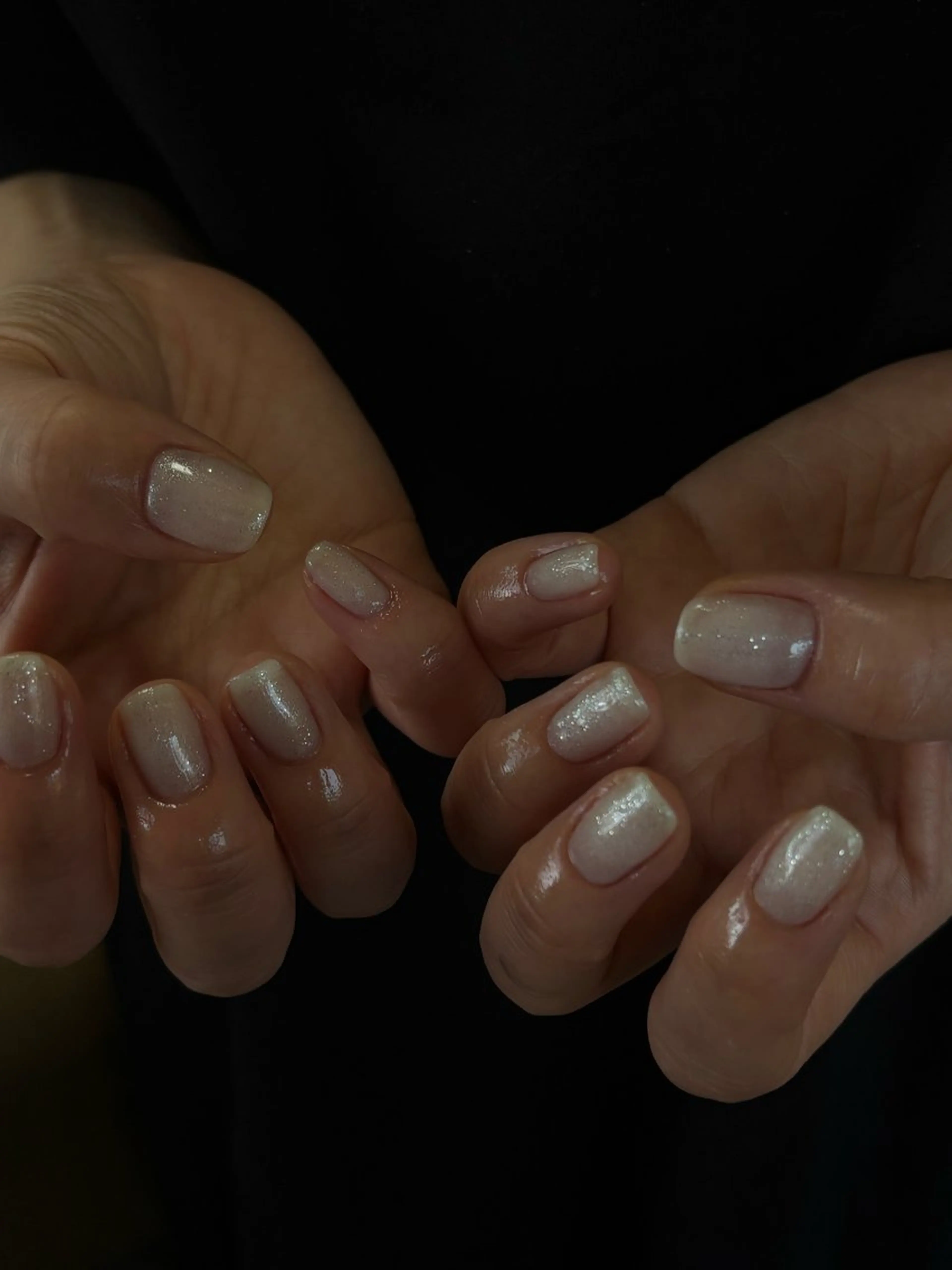 ネイル フラッシュネイル ジェルネイル キラキラネイル ラメ(グリッター) マグネットネイル ハンドネイル tamu nail 　金町のネイルデザイン