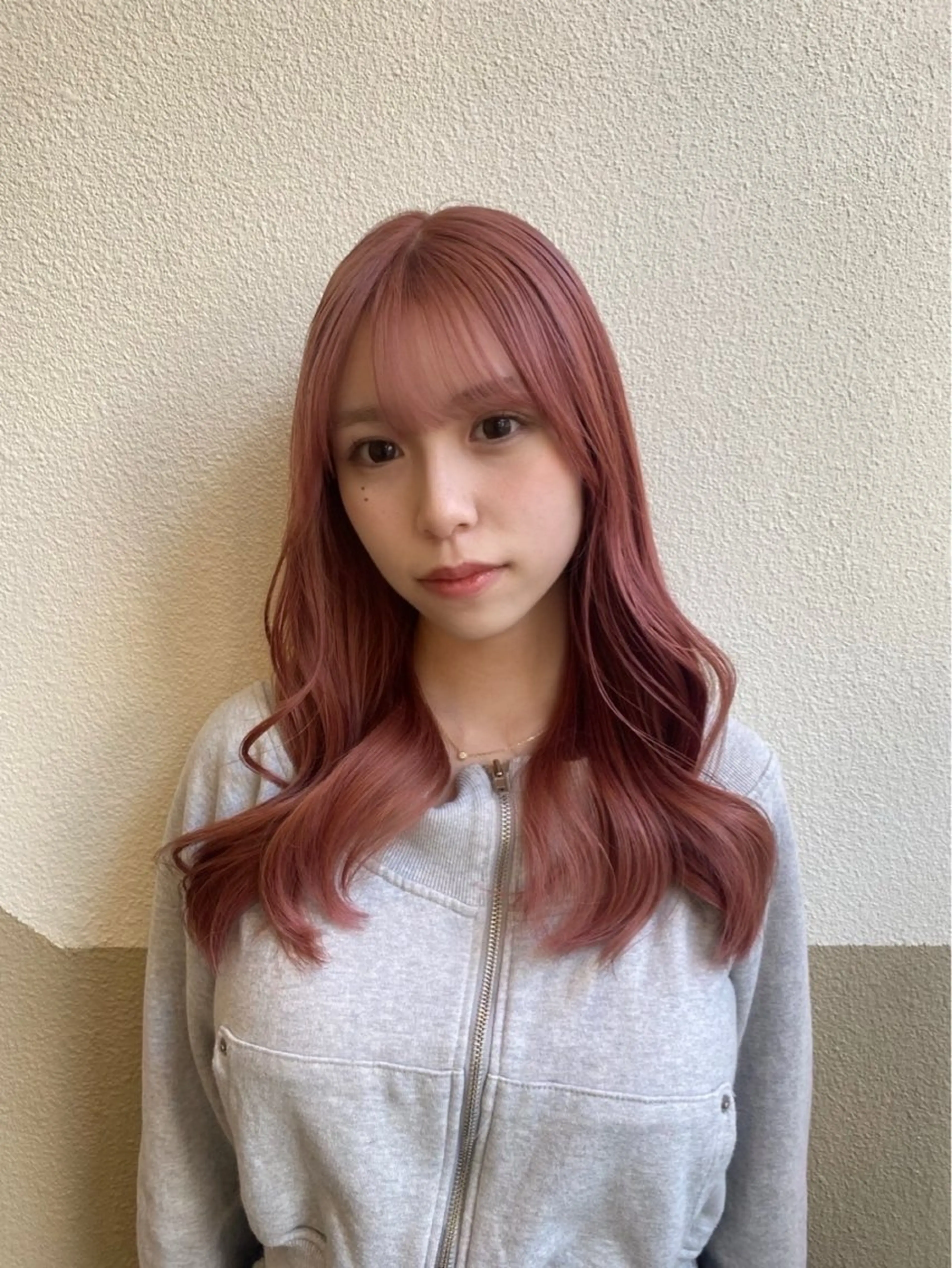 ロング カラー ヘアカラー トリートメント 透明感カラー/ 小顔カット/ミヅキのヘアスタイル