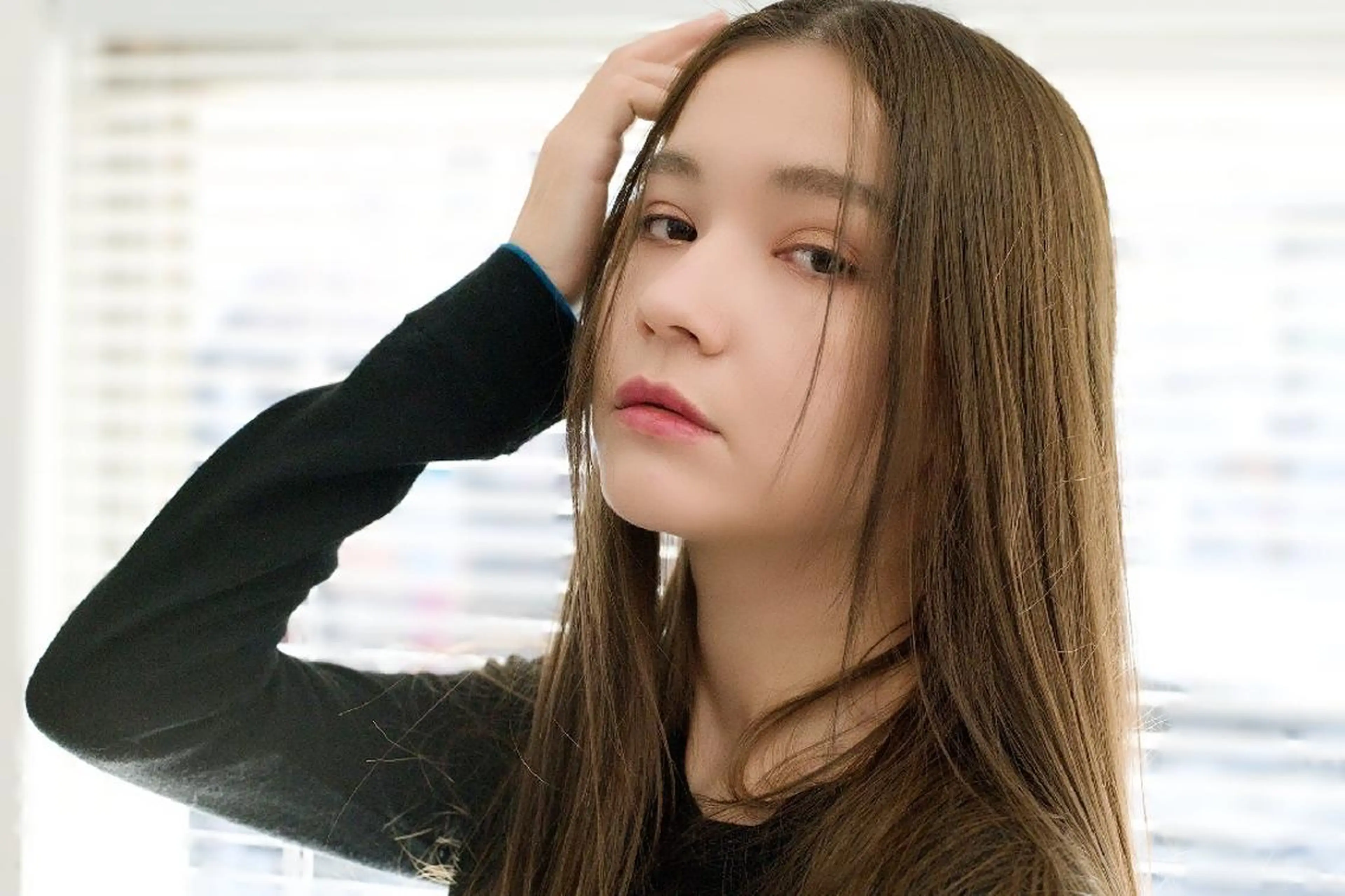 ロング カラー パーマ ヘアアレンジ マツエク・マツパ キッズ ネイル イルミナカラー 外国人風カラー 髪質改善 premier modelsのヘアスタイル