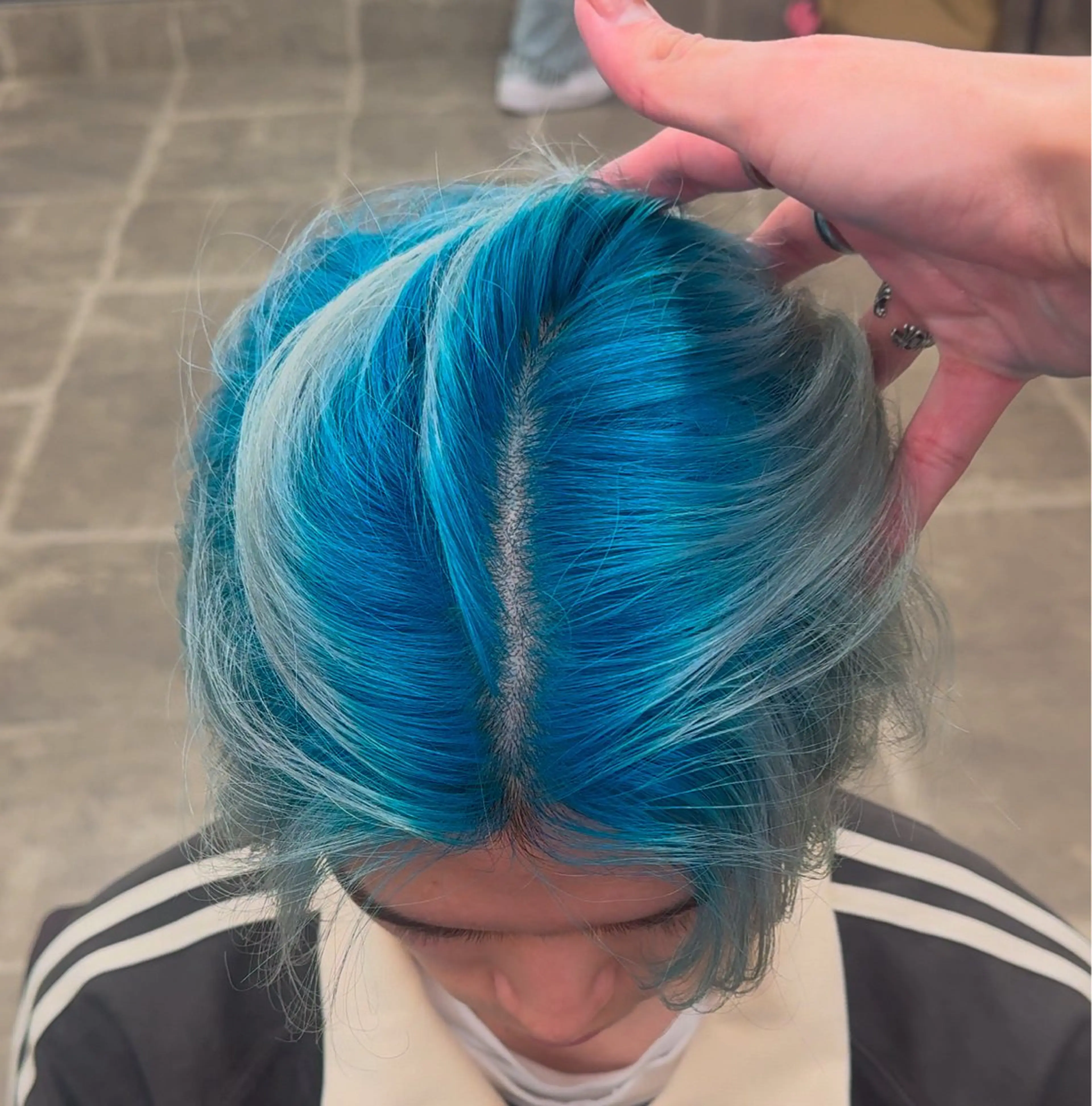 カラー メンズ 佐々木 哲太のヘアスタイル