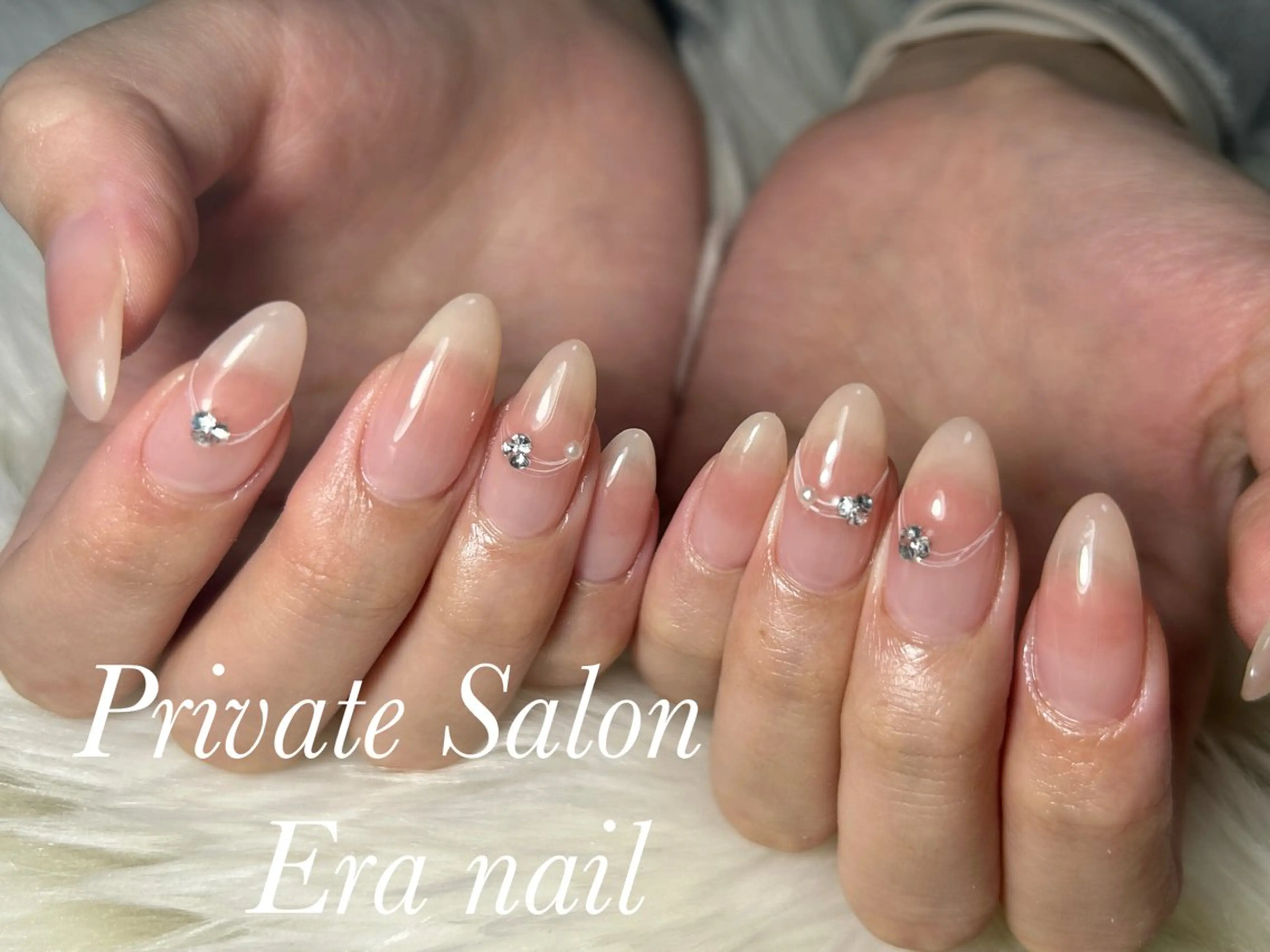 ネイル チークネイル ハンドネイル Era nailのネイルデザイン