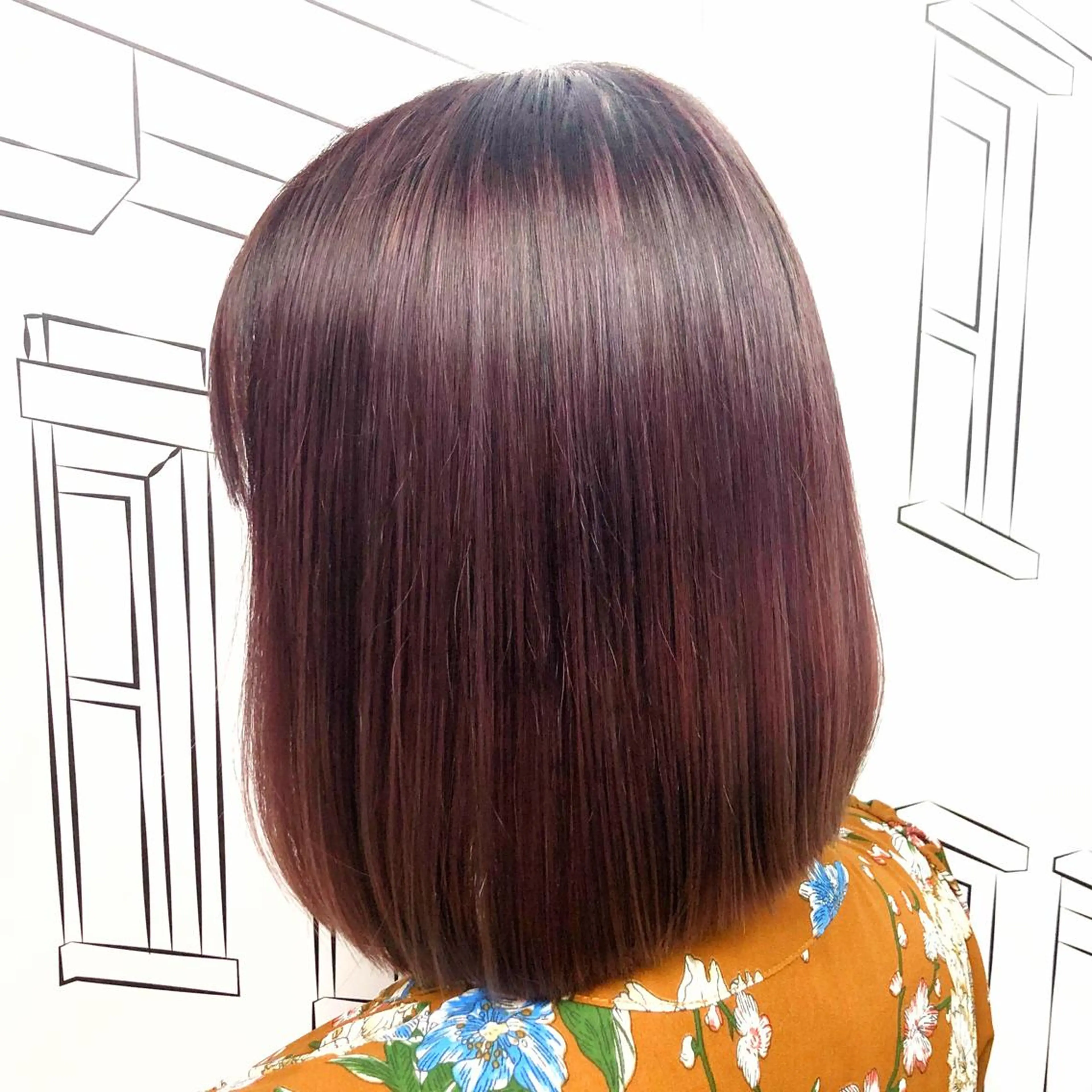 ショート カラー ピンクカラー TOMOKA 艶髪/透明感カラーのヘアスタイル