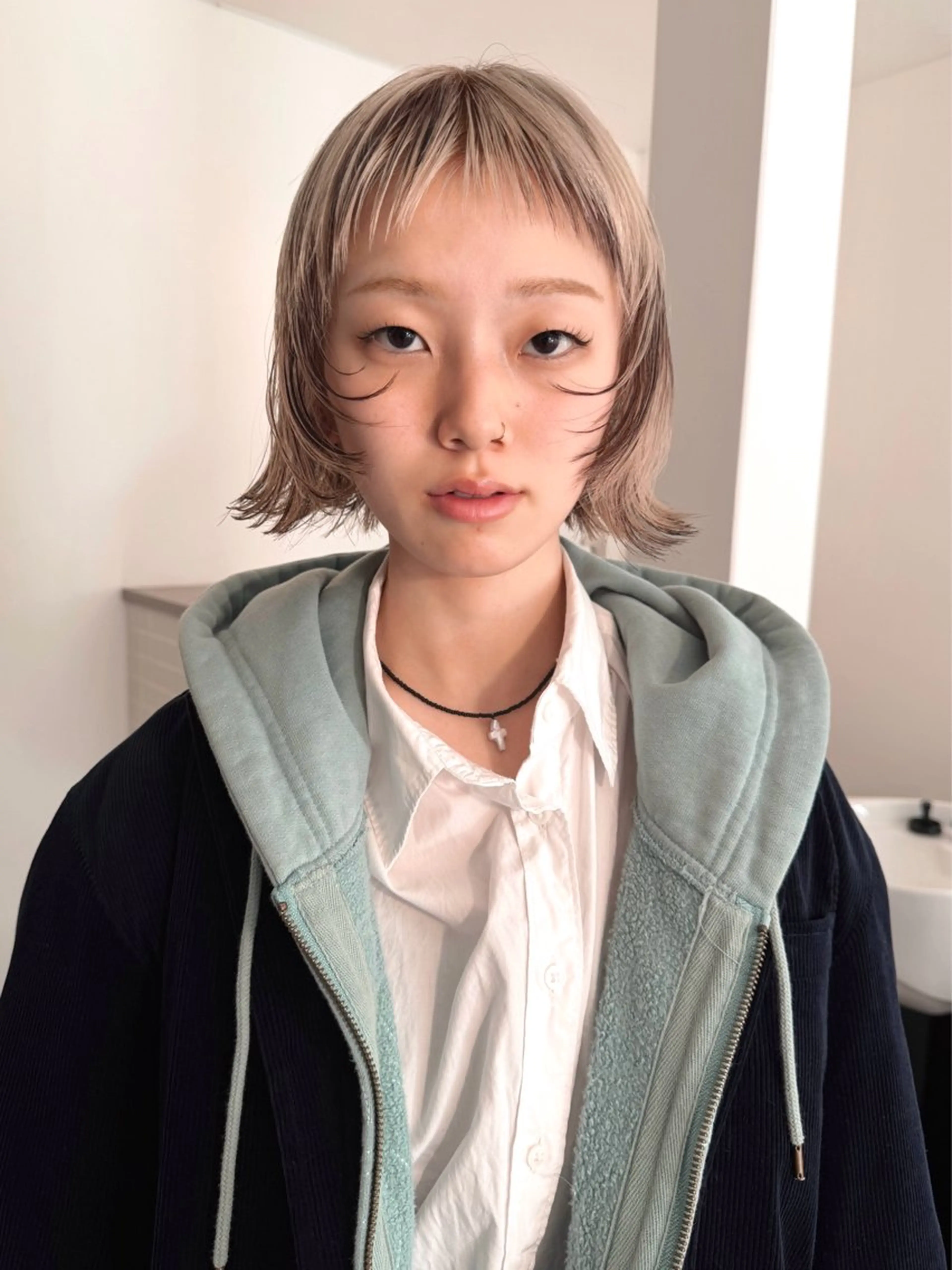 ショート カラー デザインカラー カット ヘアカラー トリートメント Kaito🐶/ デザイン/レイヤーのヘアスタイル