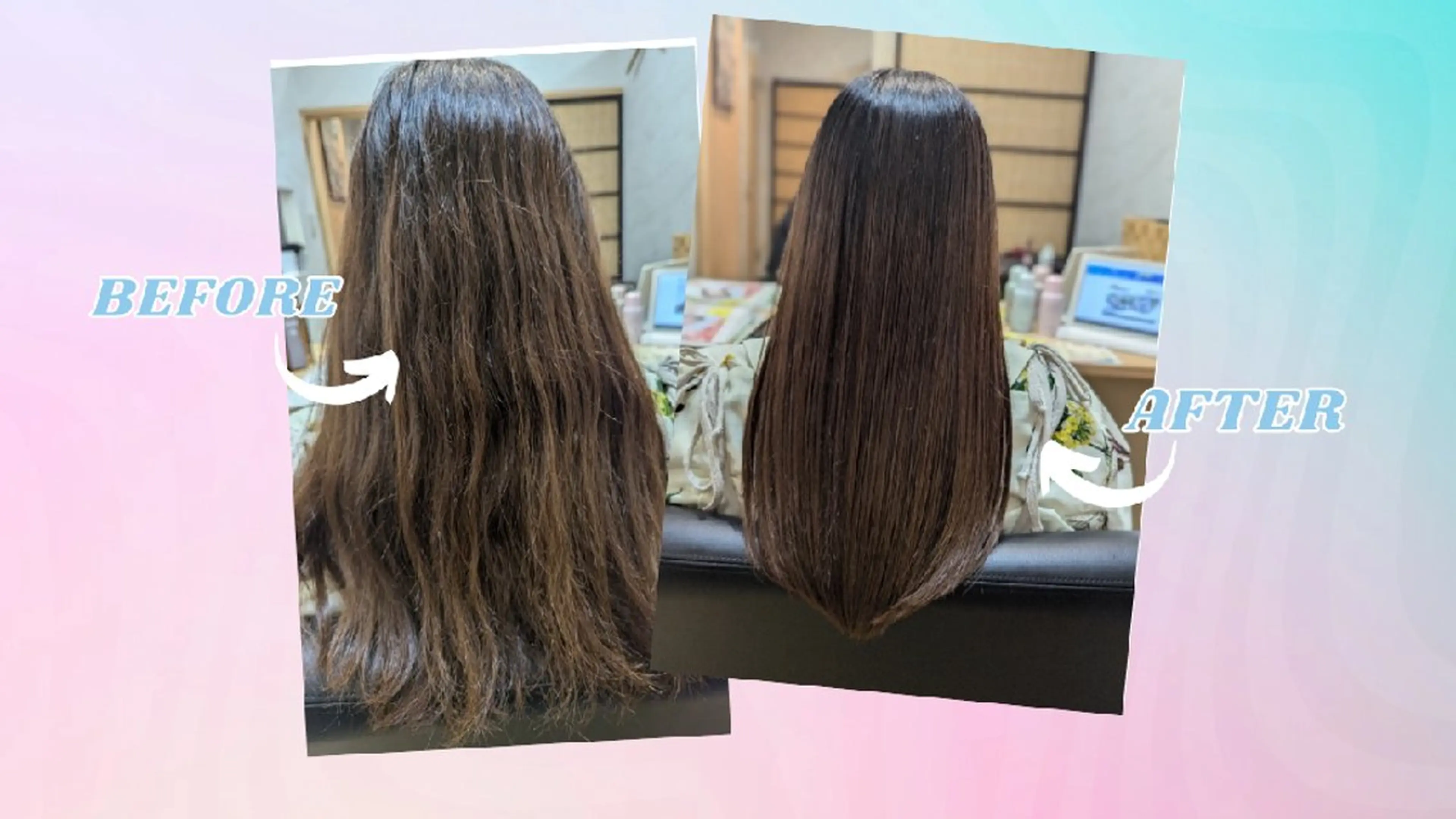 ロング ロング 髪屋こころ 峯村 衣舞のヘアスタイル