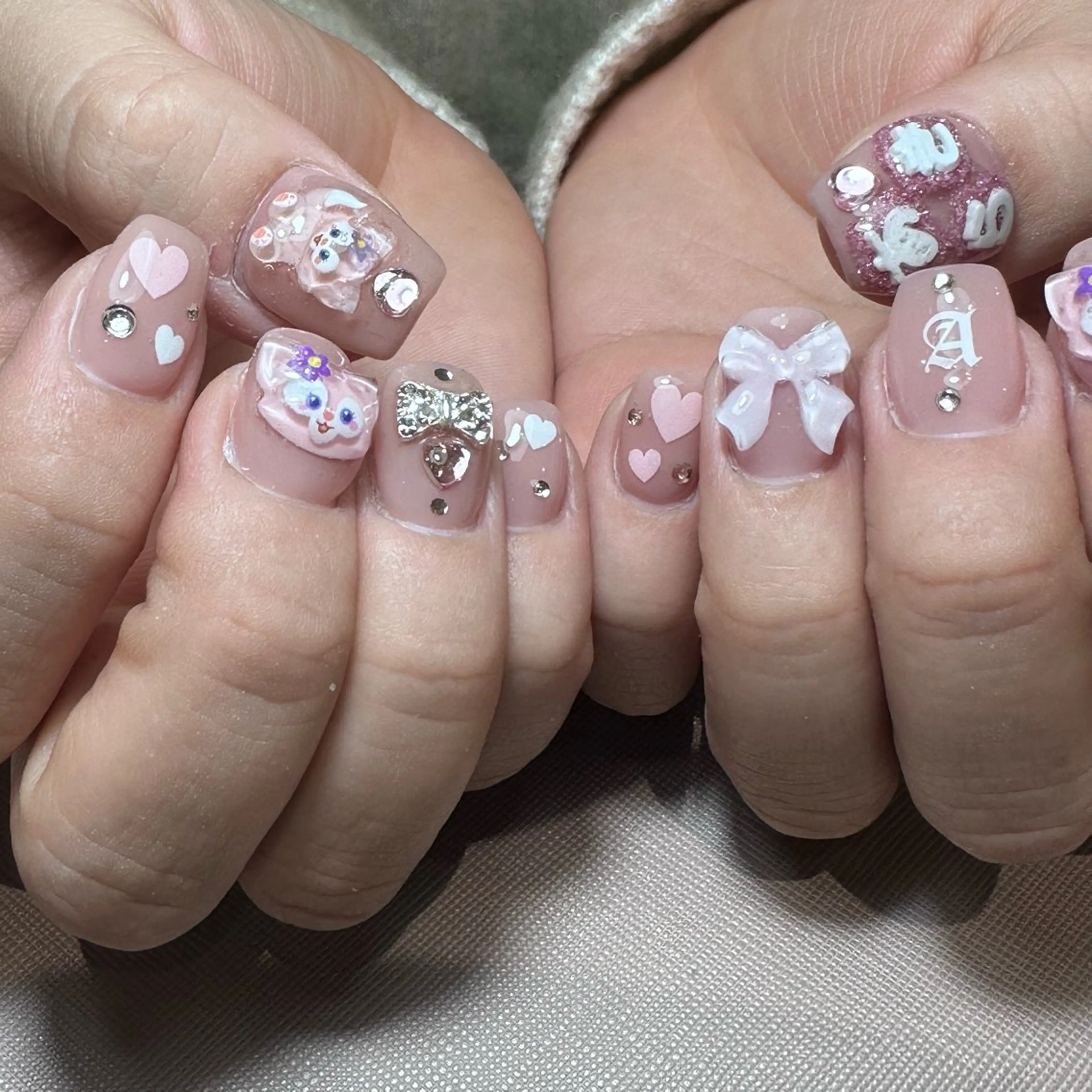 ネイル hair&make EARTH coiffure beaute 龍ケ崎店所属・tomita ayakaのネイルデザイン