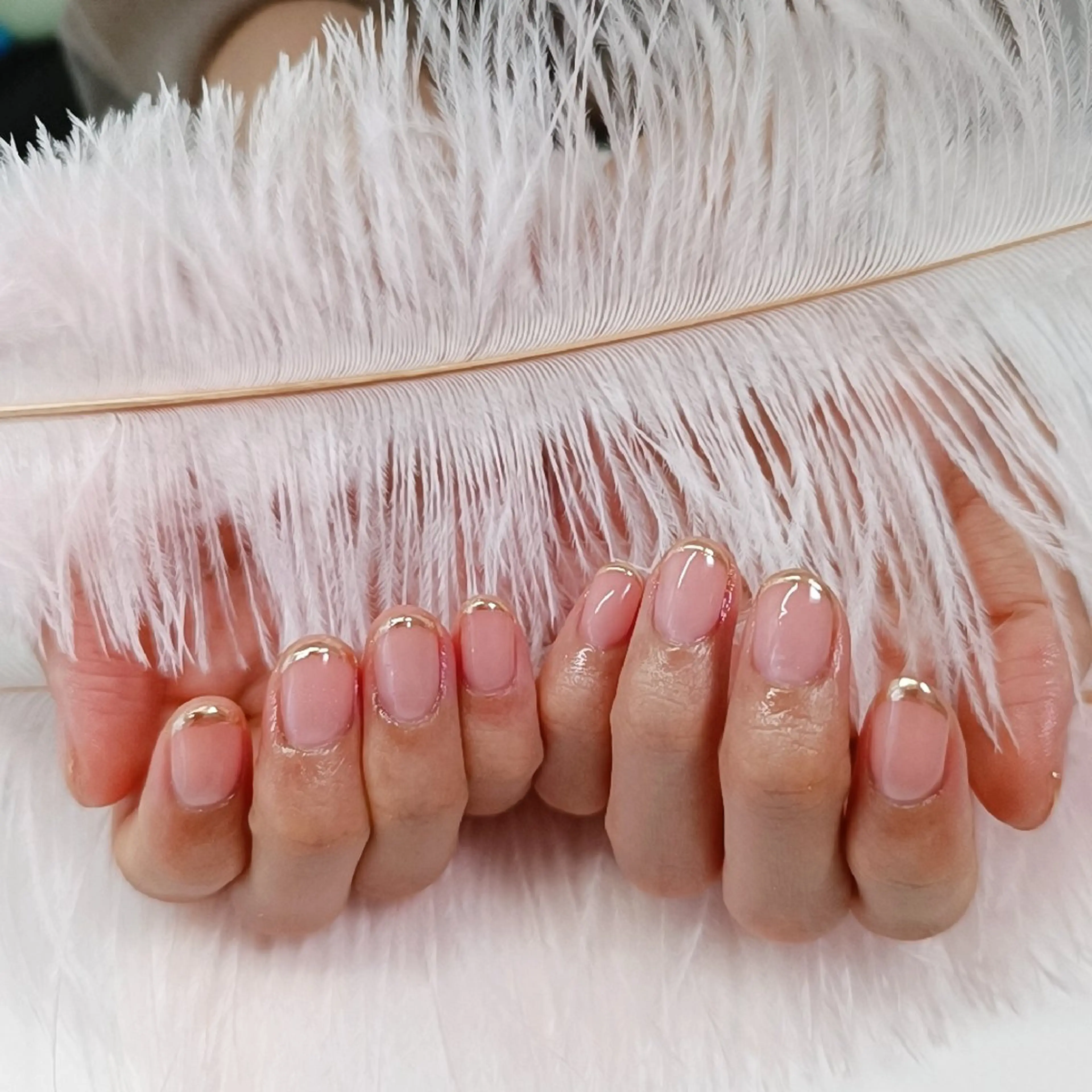 ネイル フレンチネイル ミラーネイル ハンドネイル Mi Naのネイルデザイン