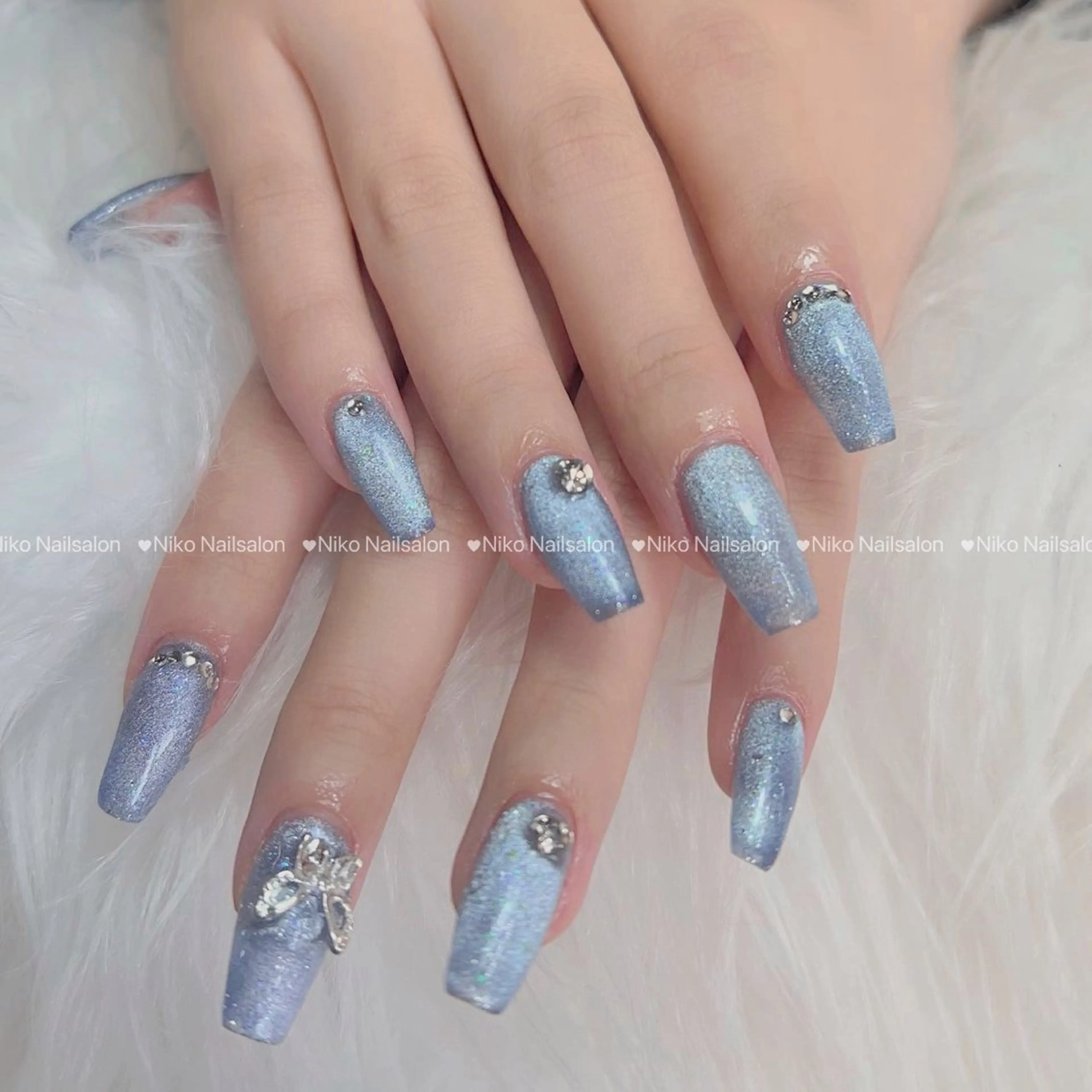 ネイル チークネイル 長さ出し フットネイル フレンチネイル ジェルネイル ハンドネイル Niko Nail salon 銀座本店のネイルデザイン