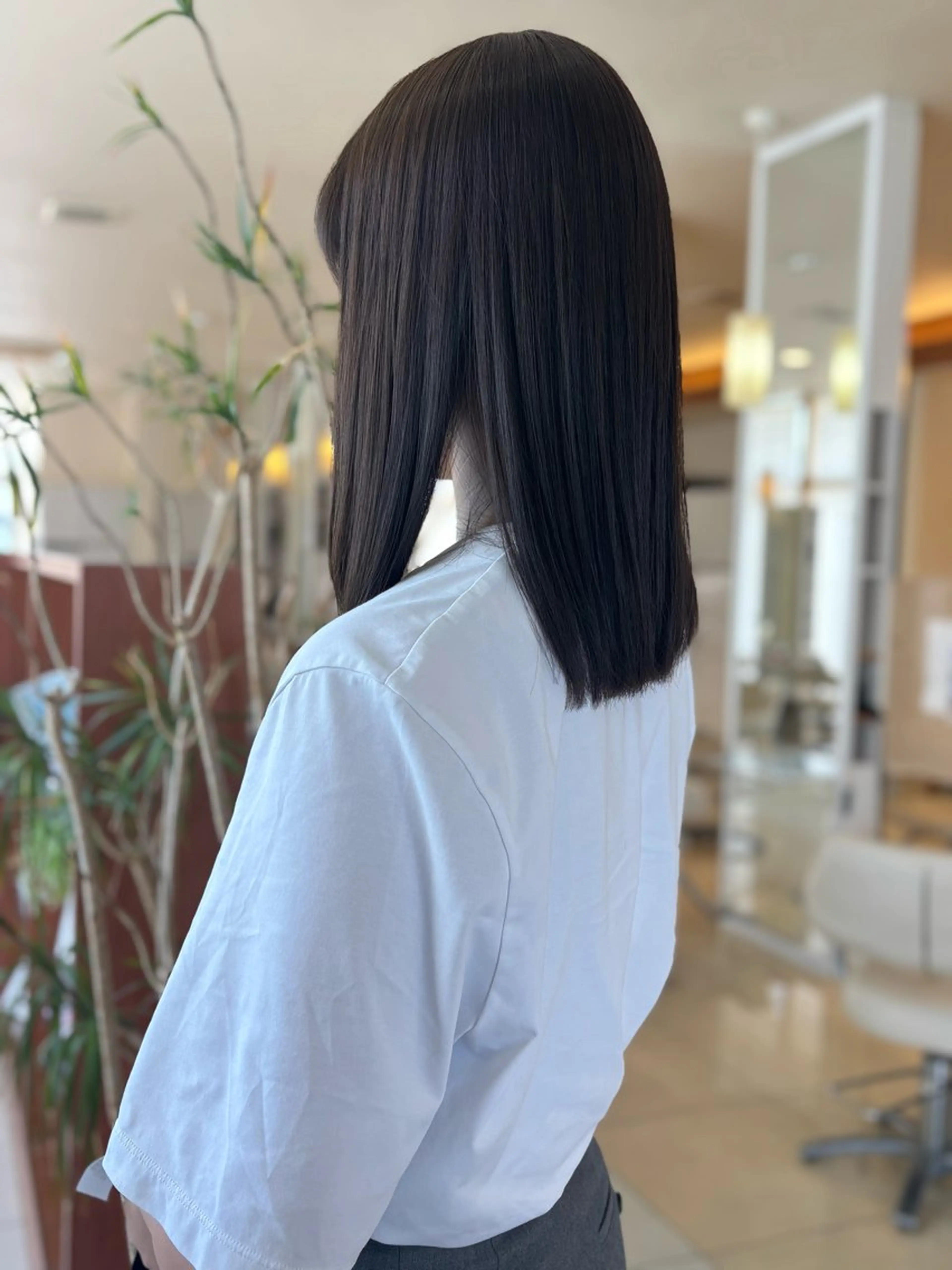 カラー ヘアカラー トリートメント 💖透明感カラー 板倉百花💖のヘアスタイル