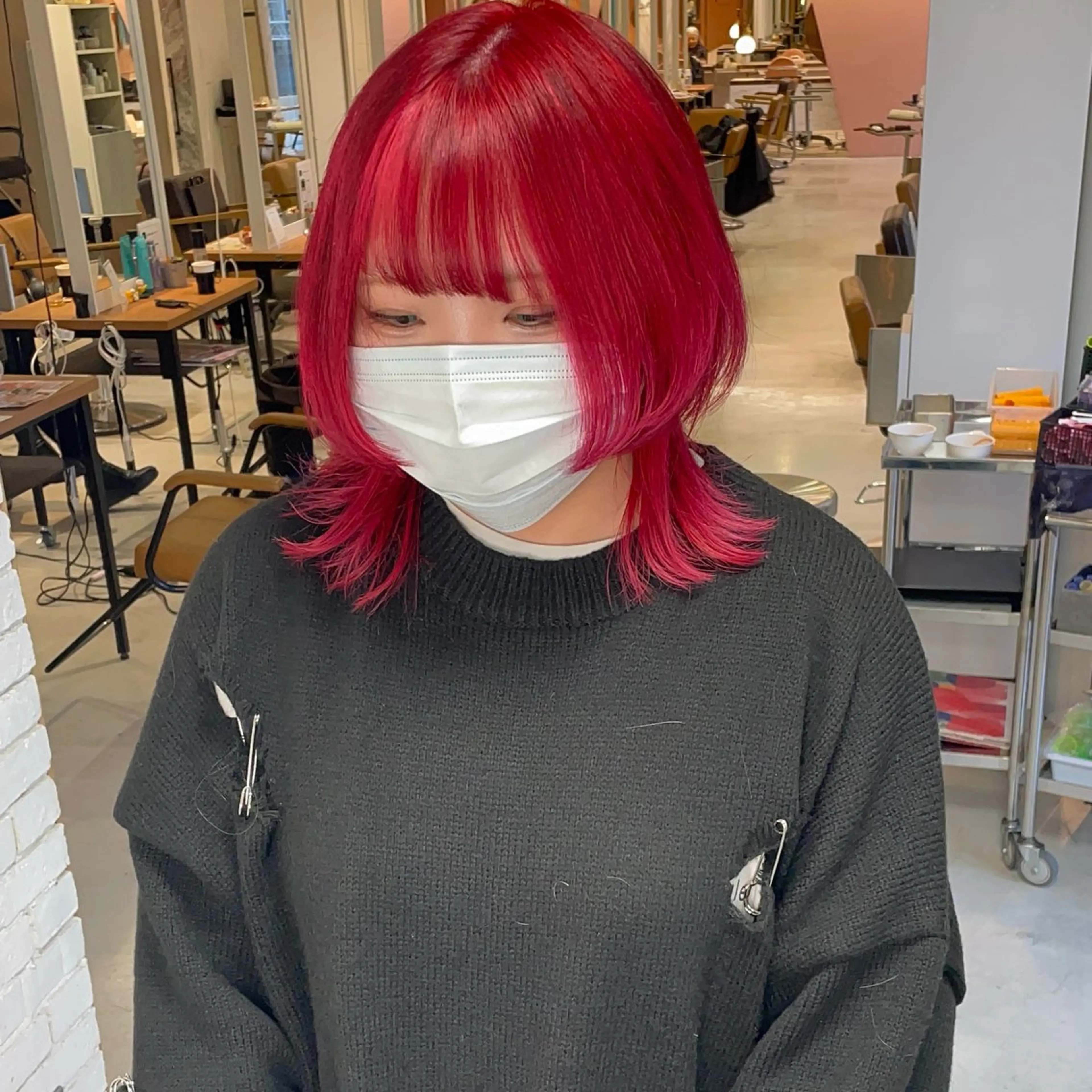 ショート ヘアカラー トリートメント 派手髪支持率No1 Eisukeのヘアスタイル