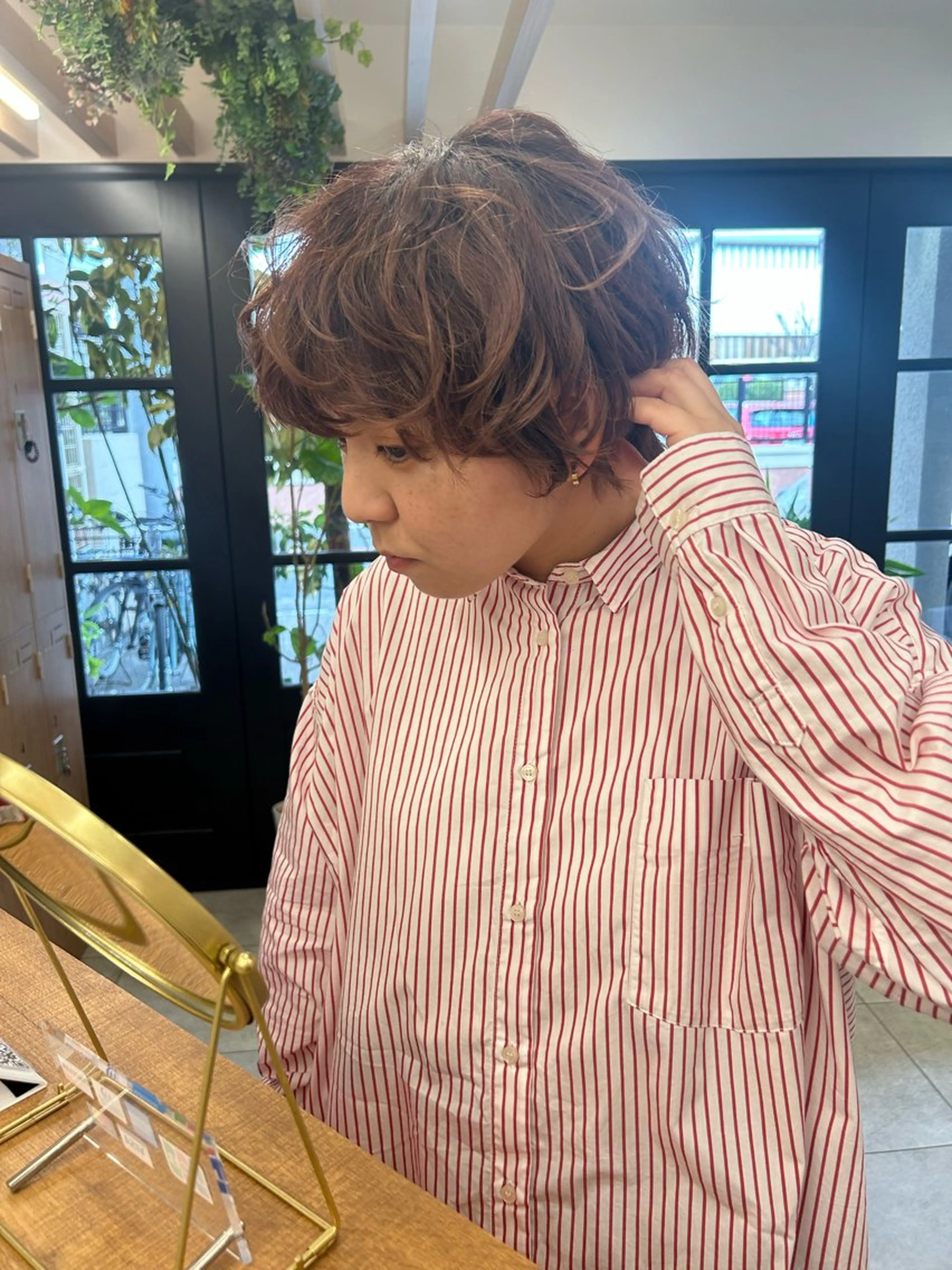 ショート 似合わせカット ショートヘア パーマ 🍒透明感カラー mutsuki🍒のヘアスタイル