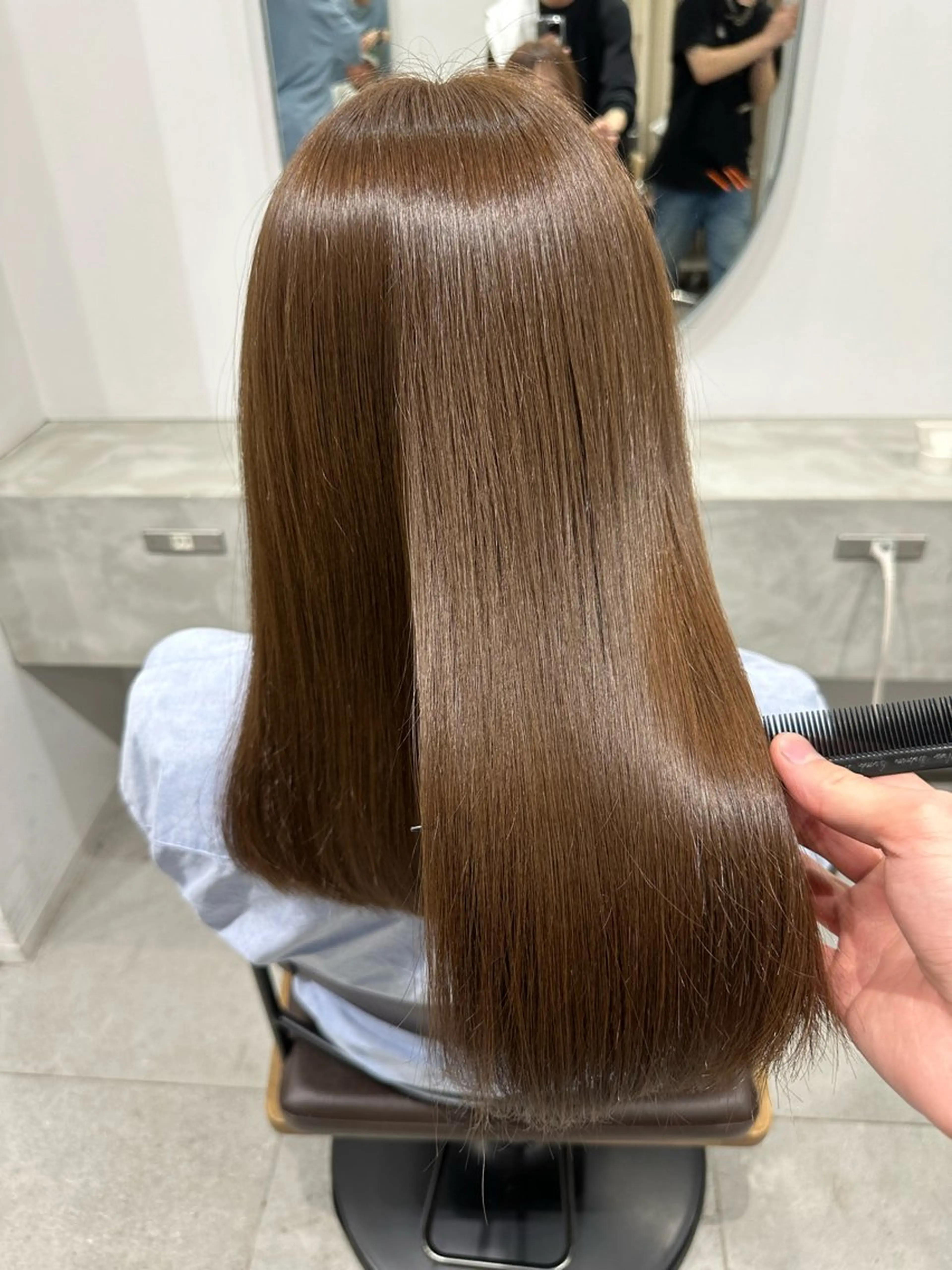 カラー ヘアカラー トリートメント シガ ミクトのヘアスタイル