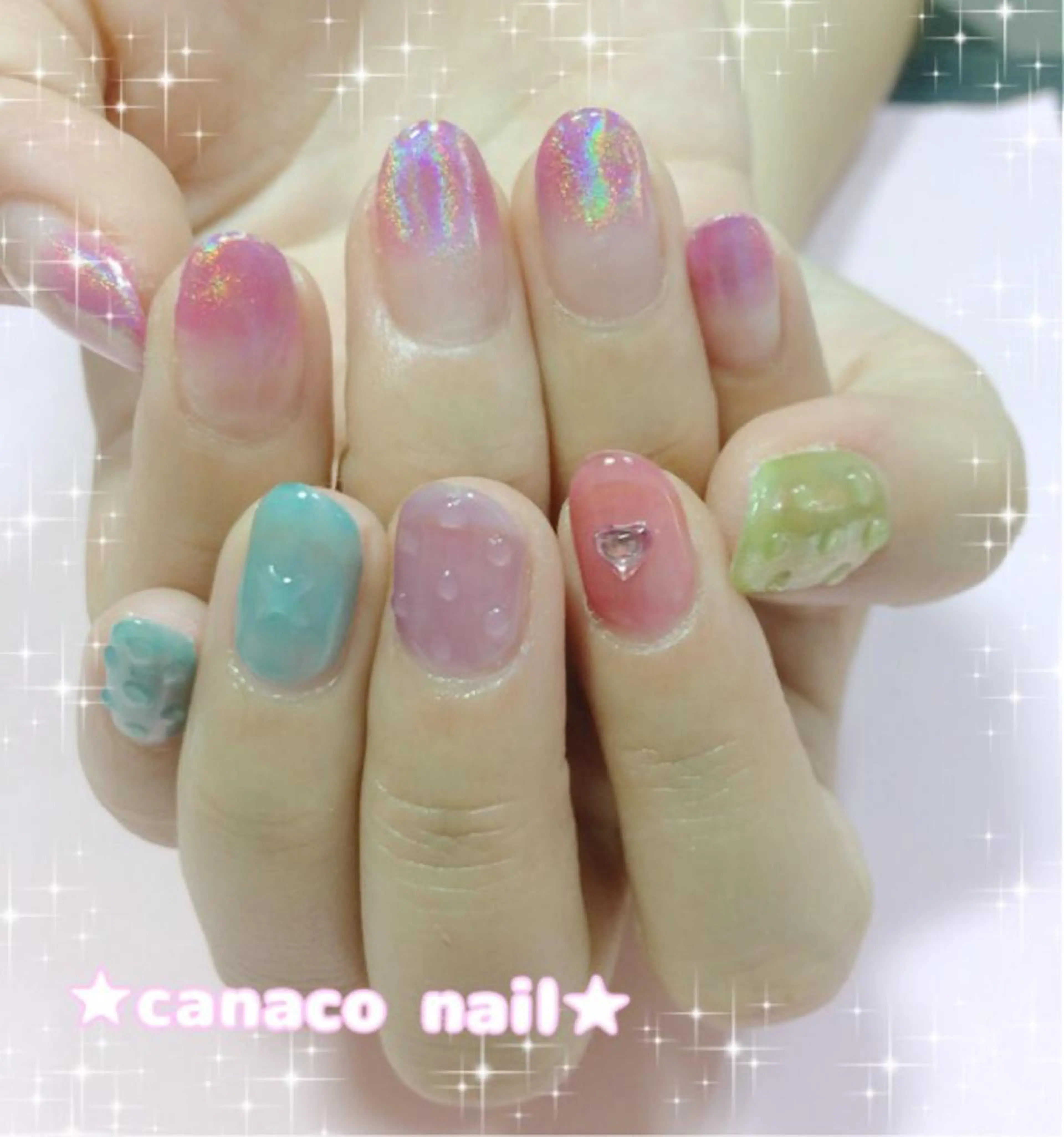 ネイル アートネイル ハンドネイル ハンドケア ベテランネイル cnc  nailのネイルデザイン