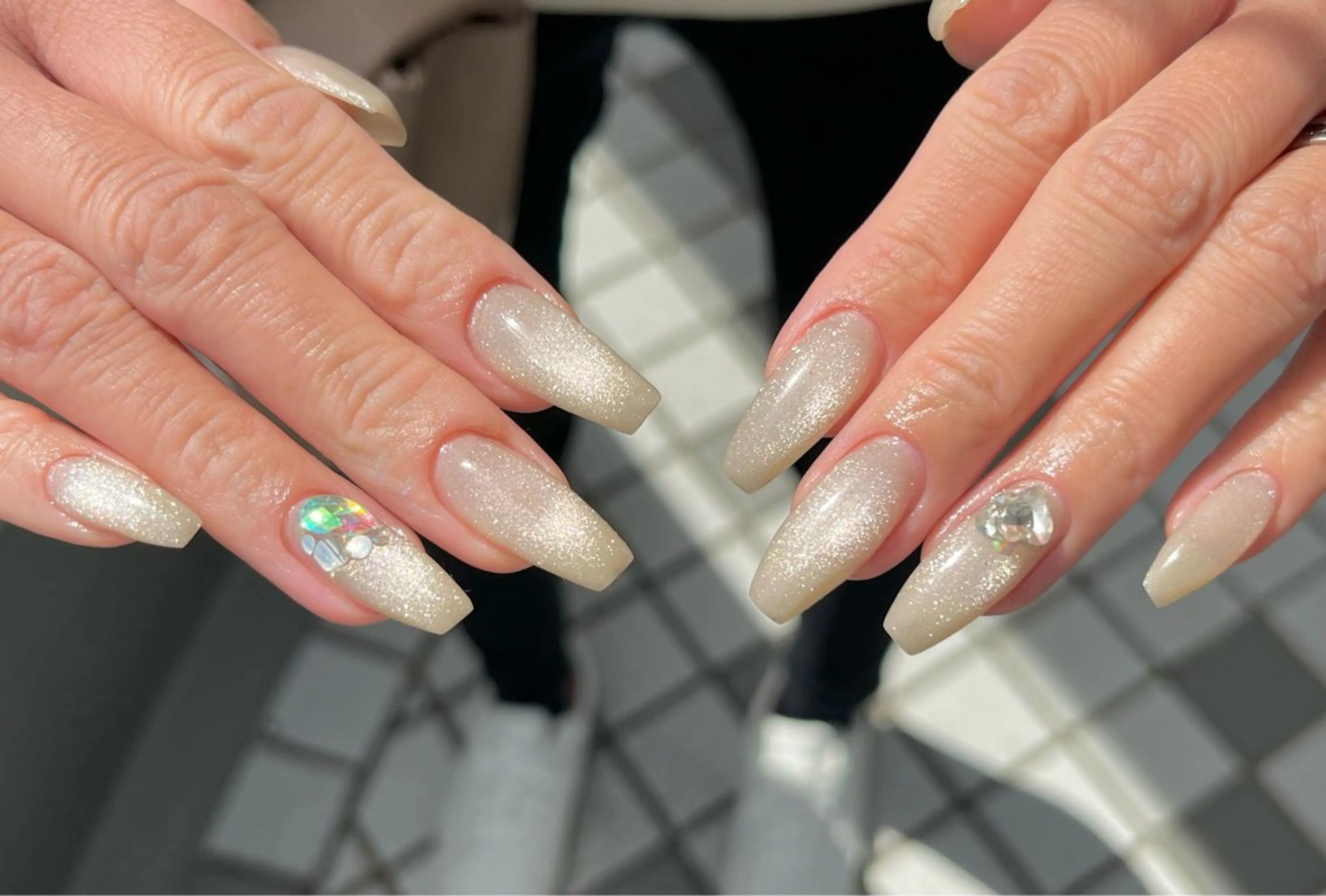 ネイル ロングネイル ハンドネイル Momonails Ayanoのネイルデザイン
