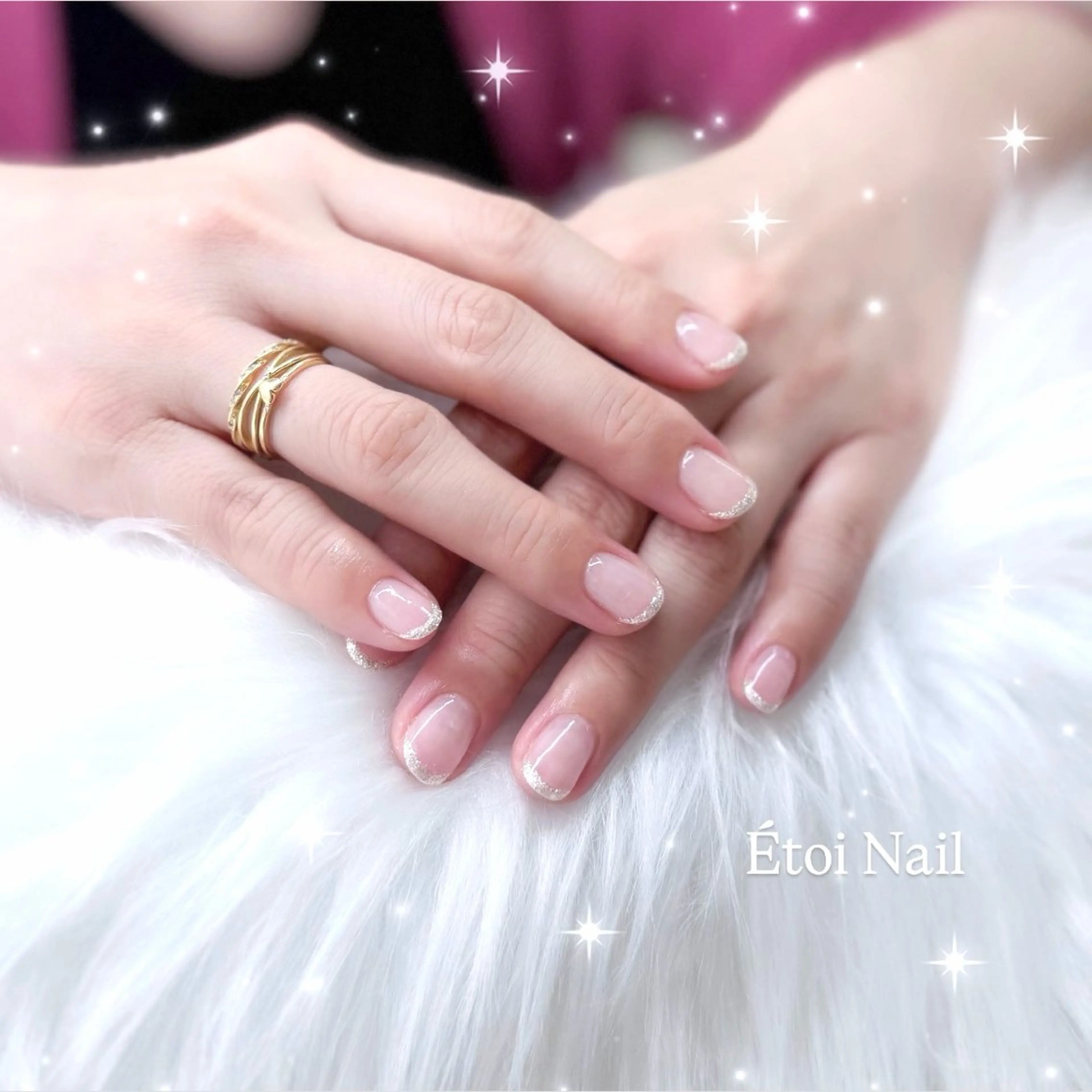 ネイル フレンチネイル ハンドネイル Étoi Nail Natsukiのネイルデザイン