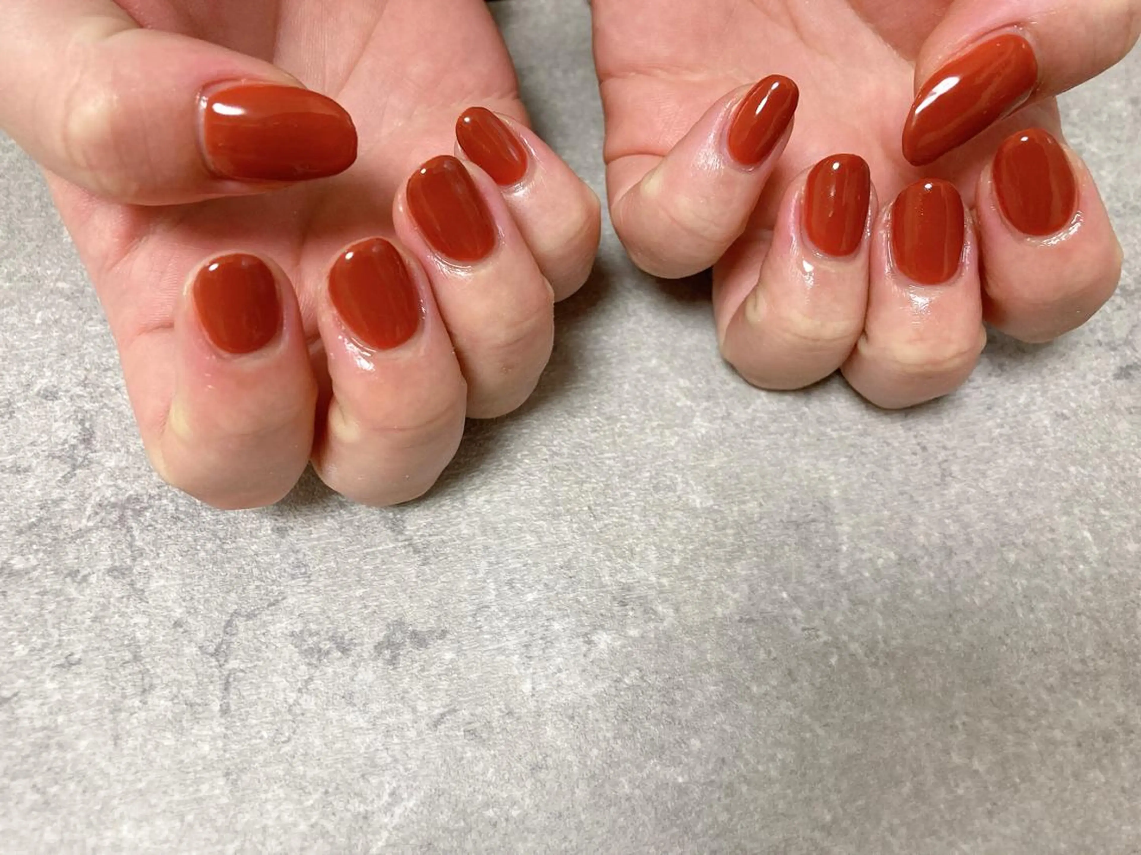 ネイル ワンカラーネイル ハンドネイル mogunail &blowのネイルデザイン