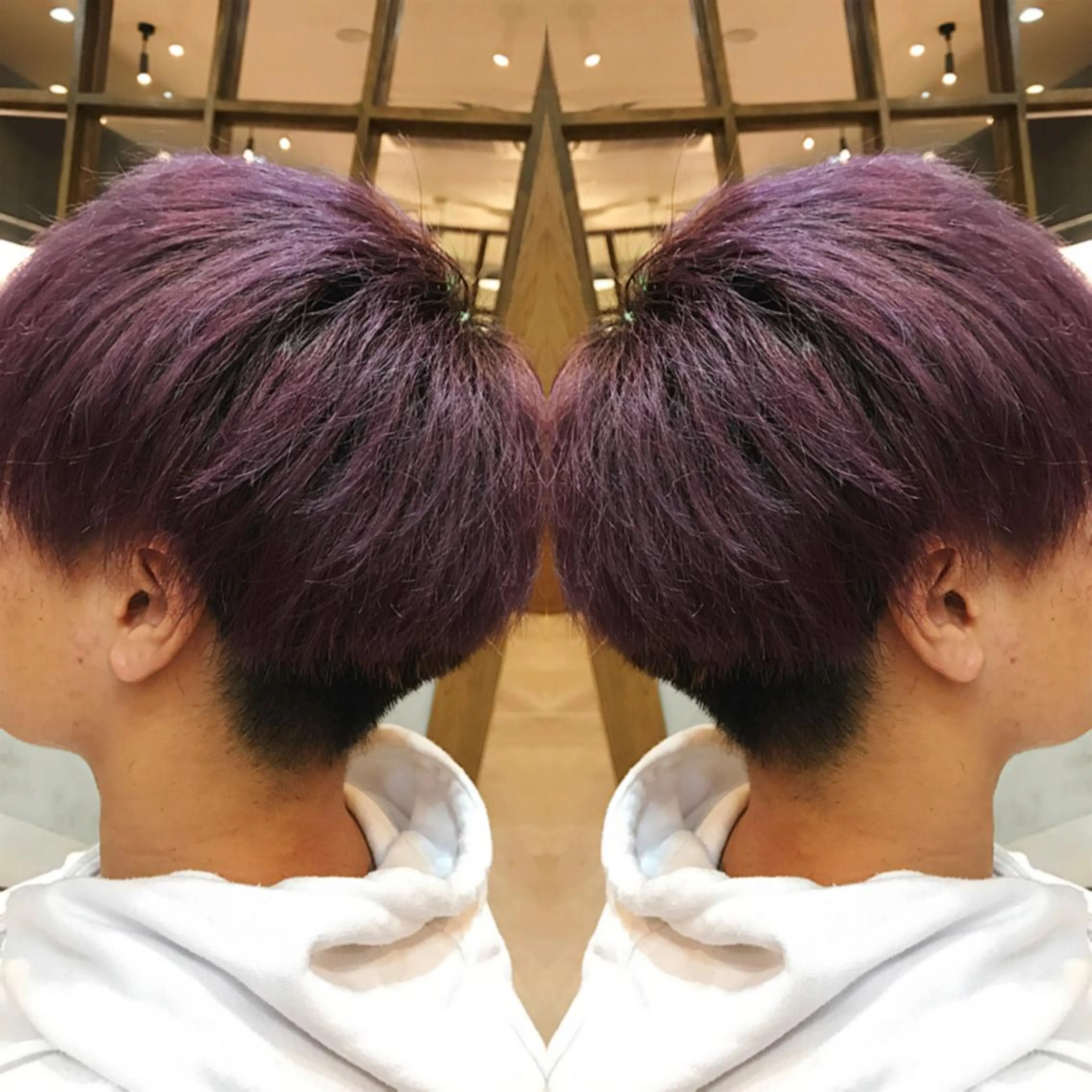 ショート カラー メンズ カット ヘアカラー トリートメント 重政 和樹のヘアスタイル