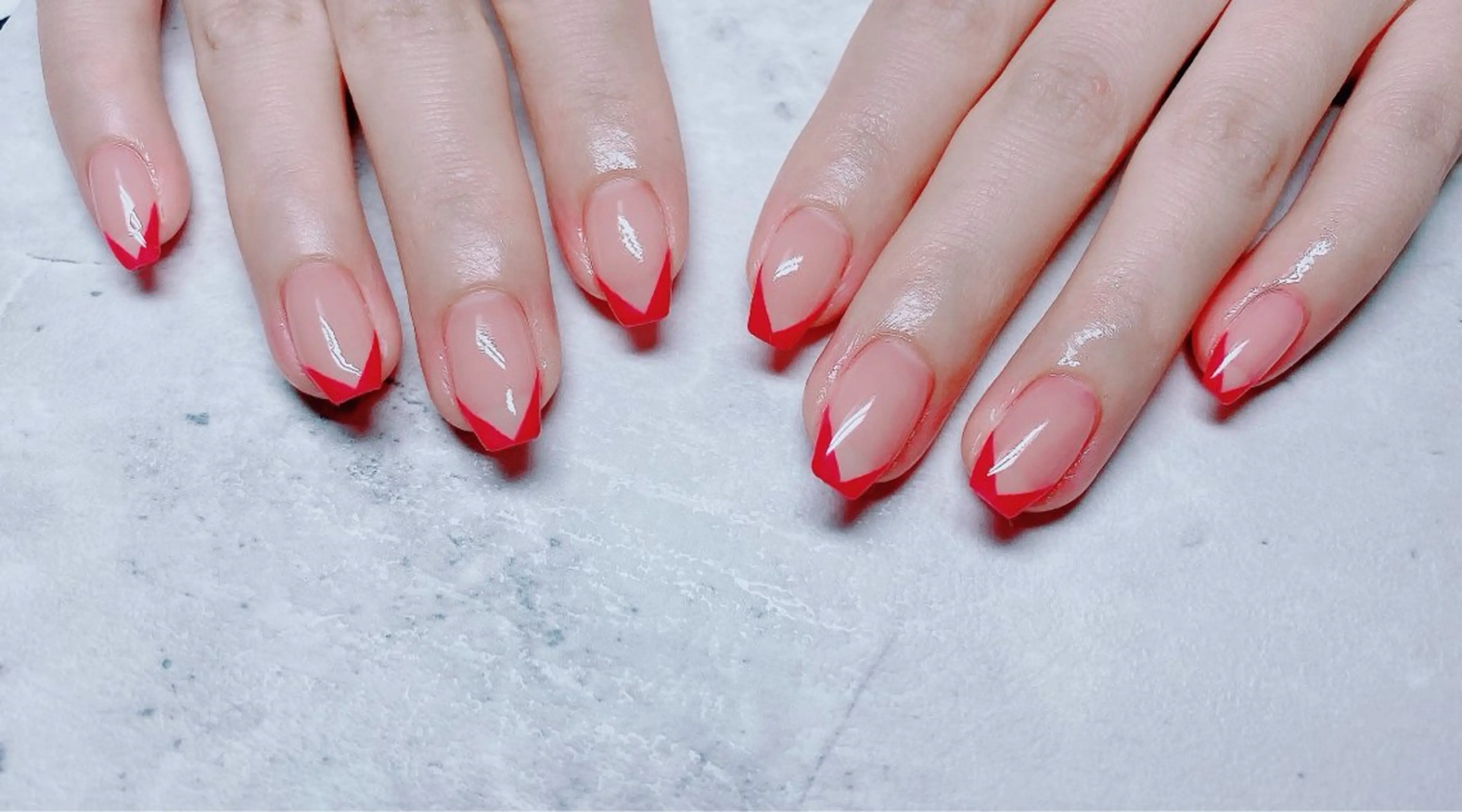 ネイル 長さ出し フットネイル ジェルネイル 韓国ネイル マグネットネイル ハンドネイル Nail Annのネイルデザイン