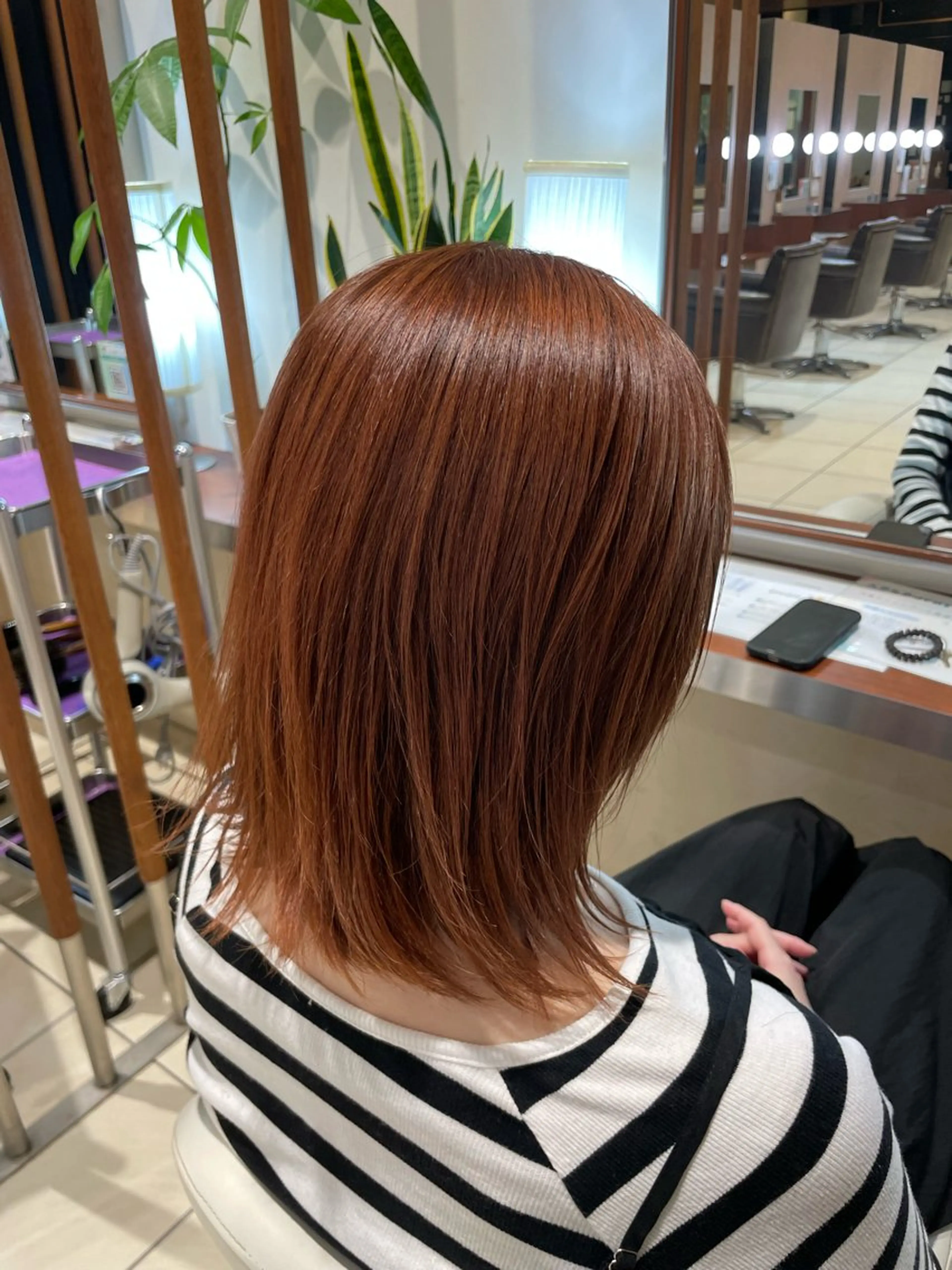 ミディアム ヘアカラー 手塚 佑樹のヘアスタイル