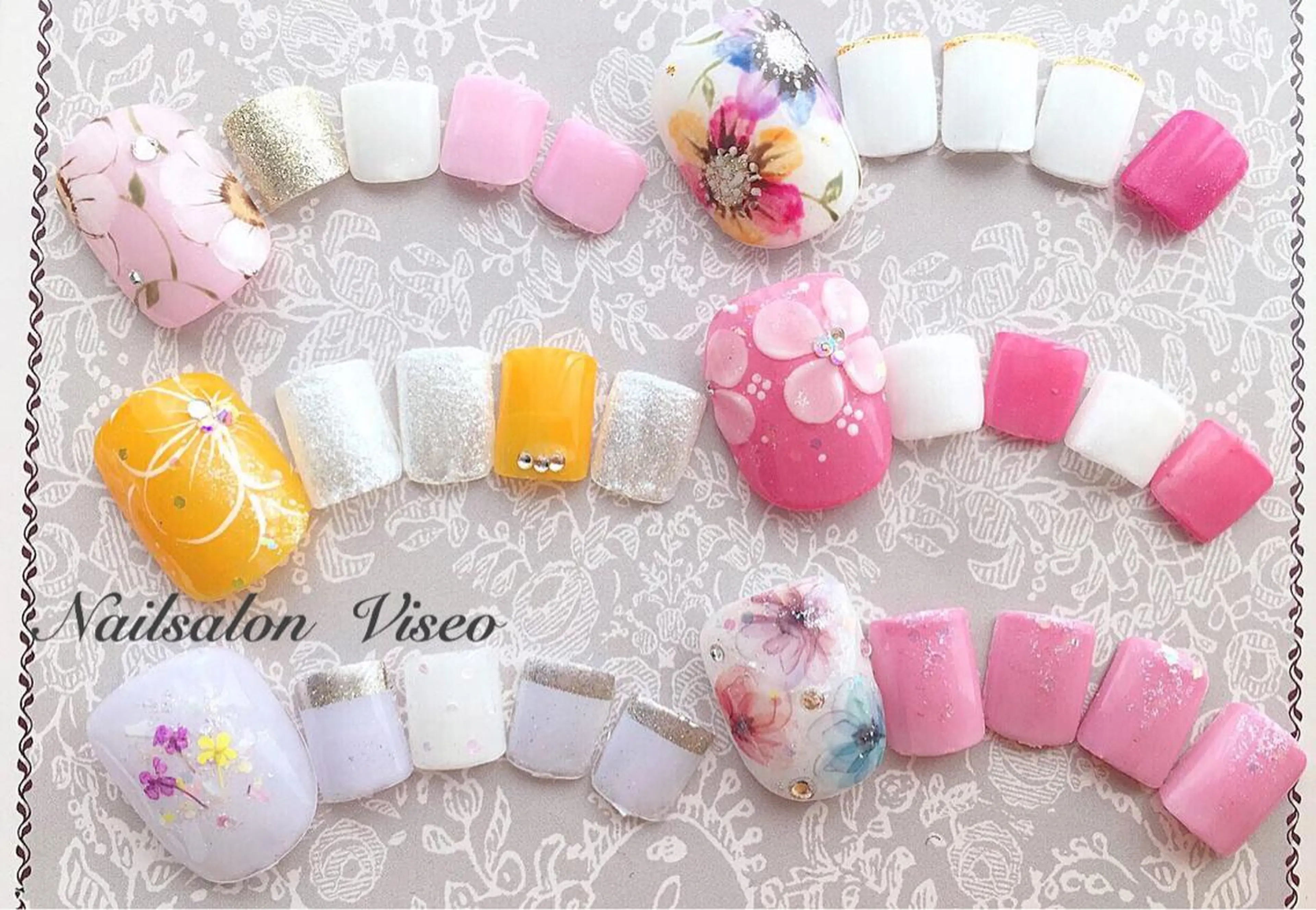 ネイル Viseo《6週間 長持ちパラジェル》のネイルデザイン