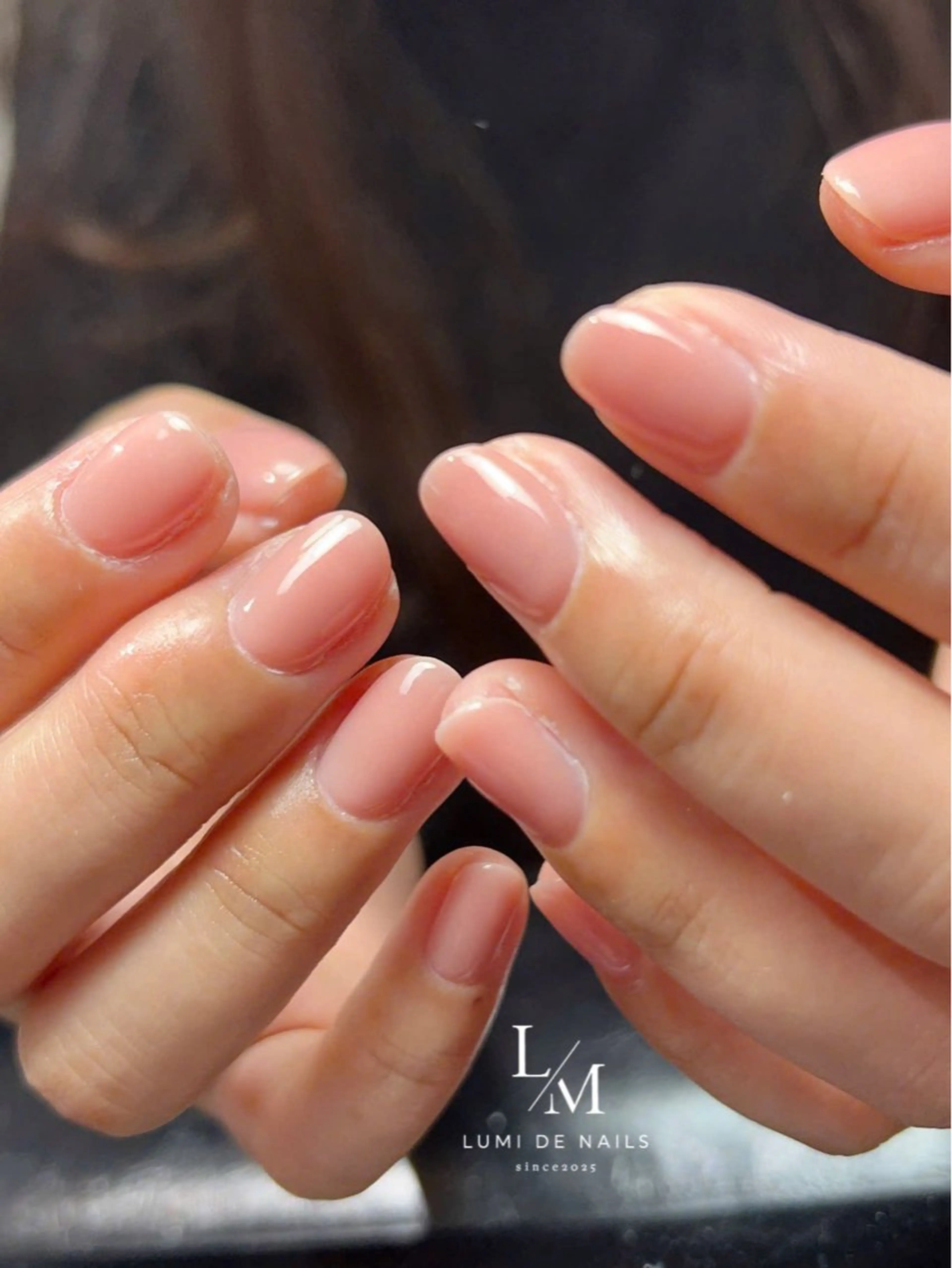 ネイル グラデーション ラメ(グリッター) マグネットネイル ミラーネイル ニュアンスネイル ハンドネイル Lumi de nailsのネイルデザイン