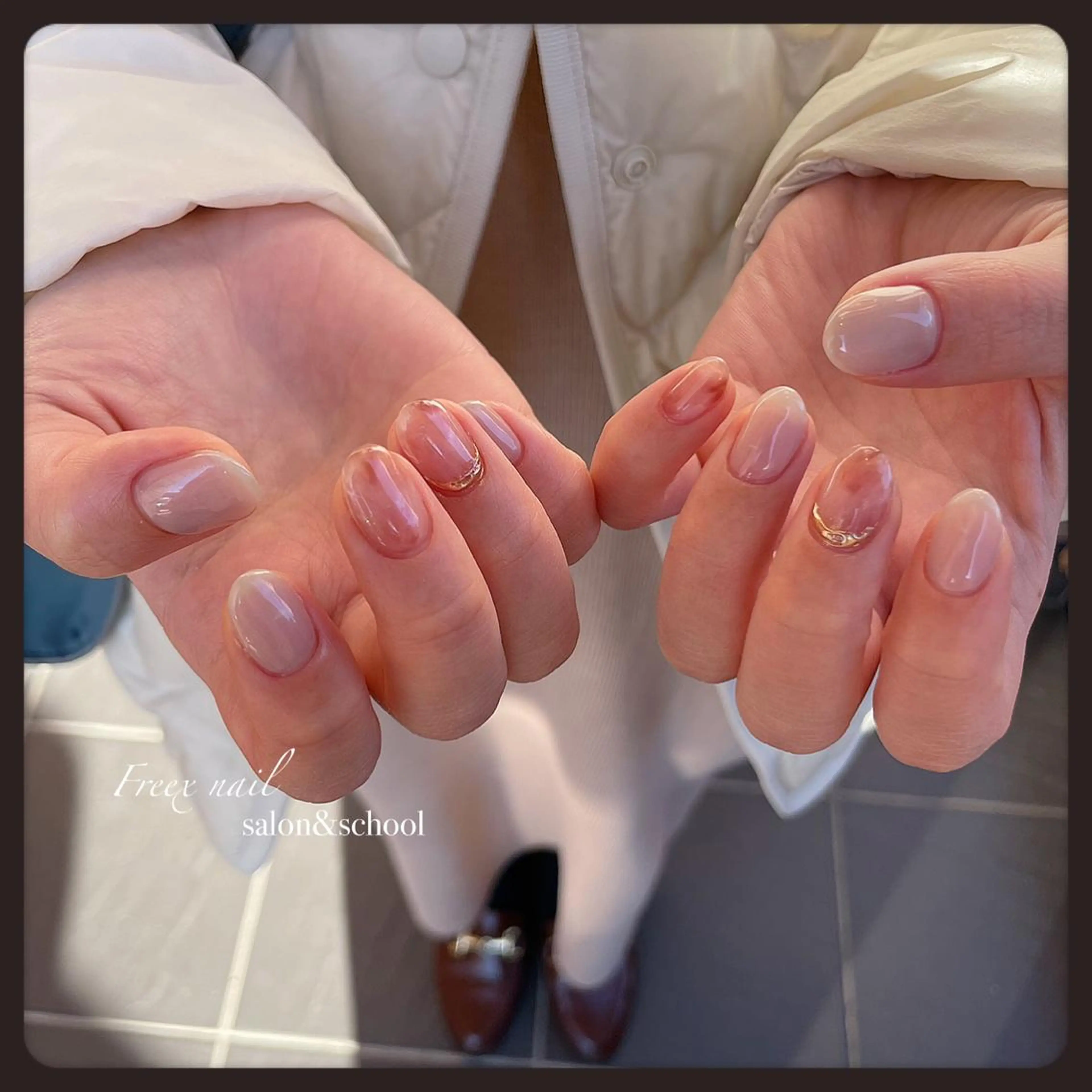 ネイル ニュアンスネイル ハンドネイル ハンドケア freex nail /ニュアンス/個性派のネイルデザイン