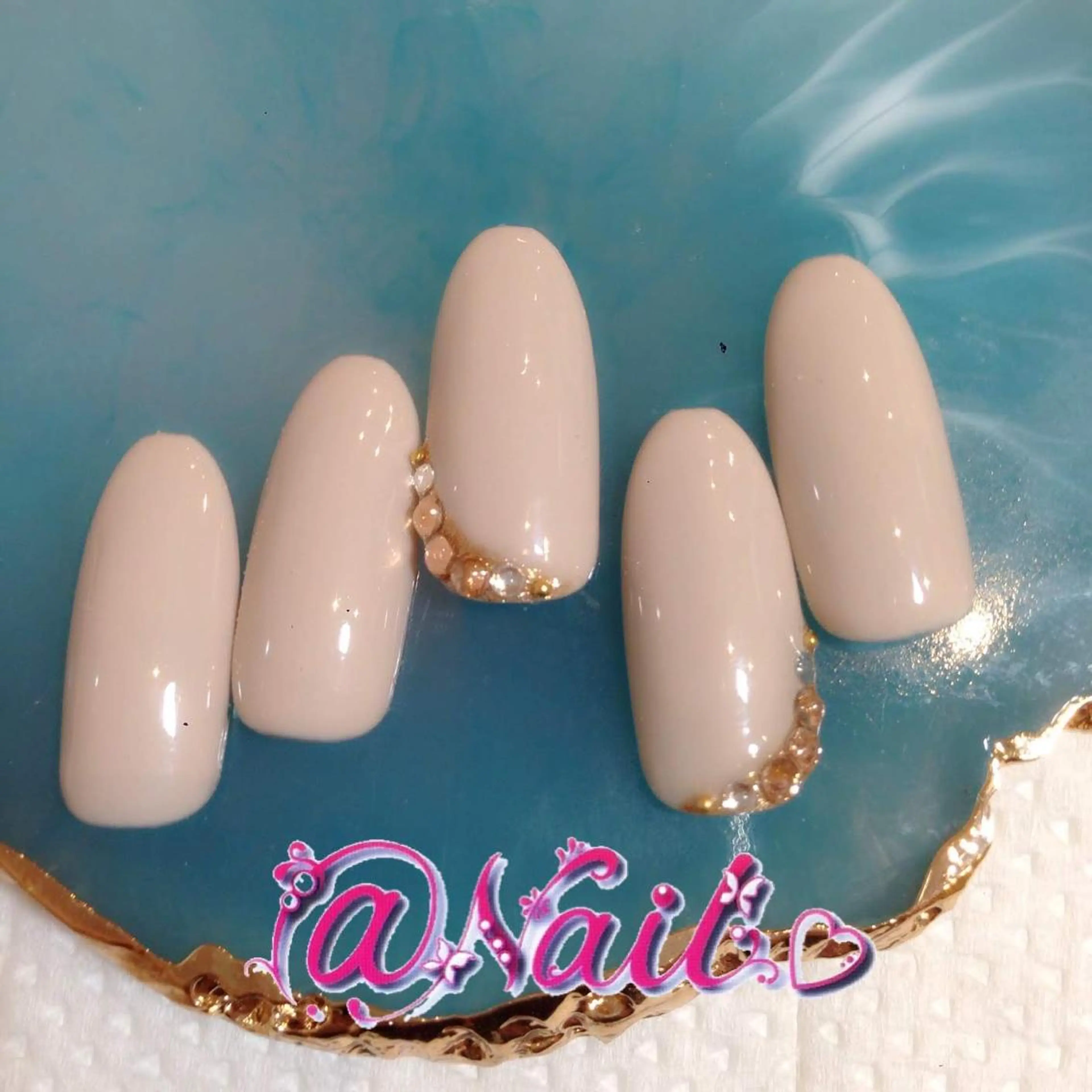 ネイル ネイルチップ 小尾 栞のネイルデザイン