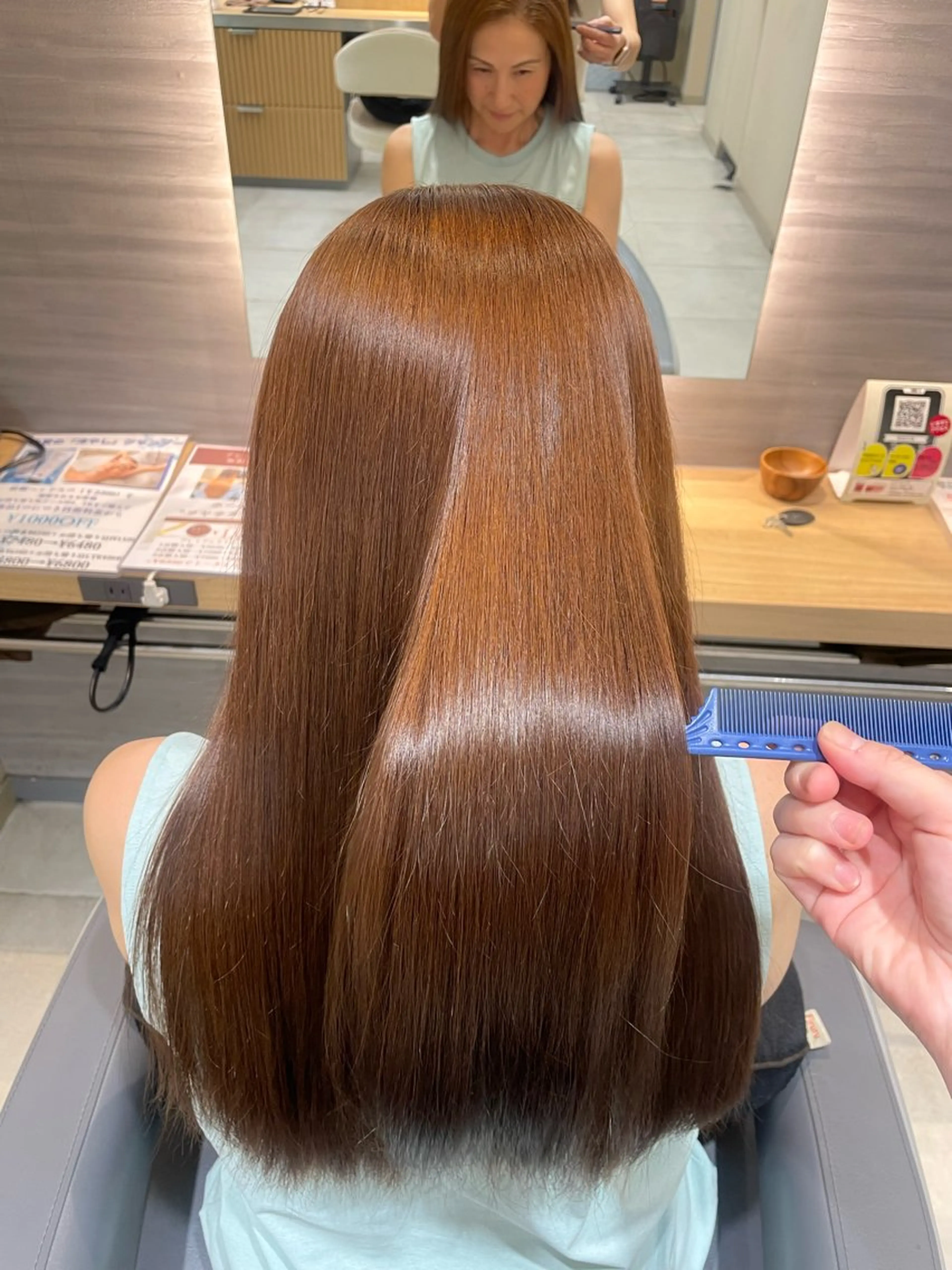 ロング 清水 香理のヘアスタイル
