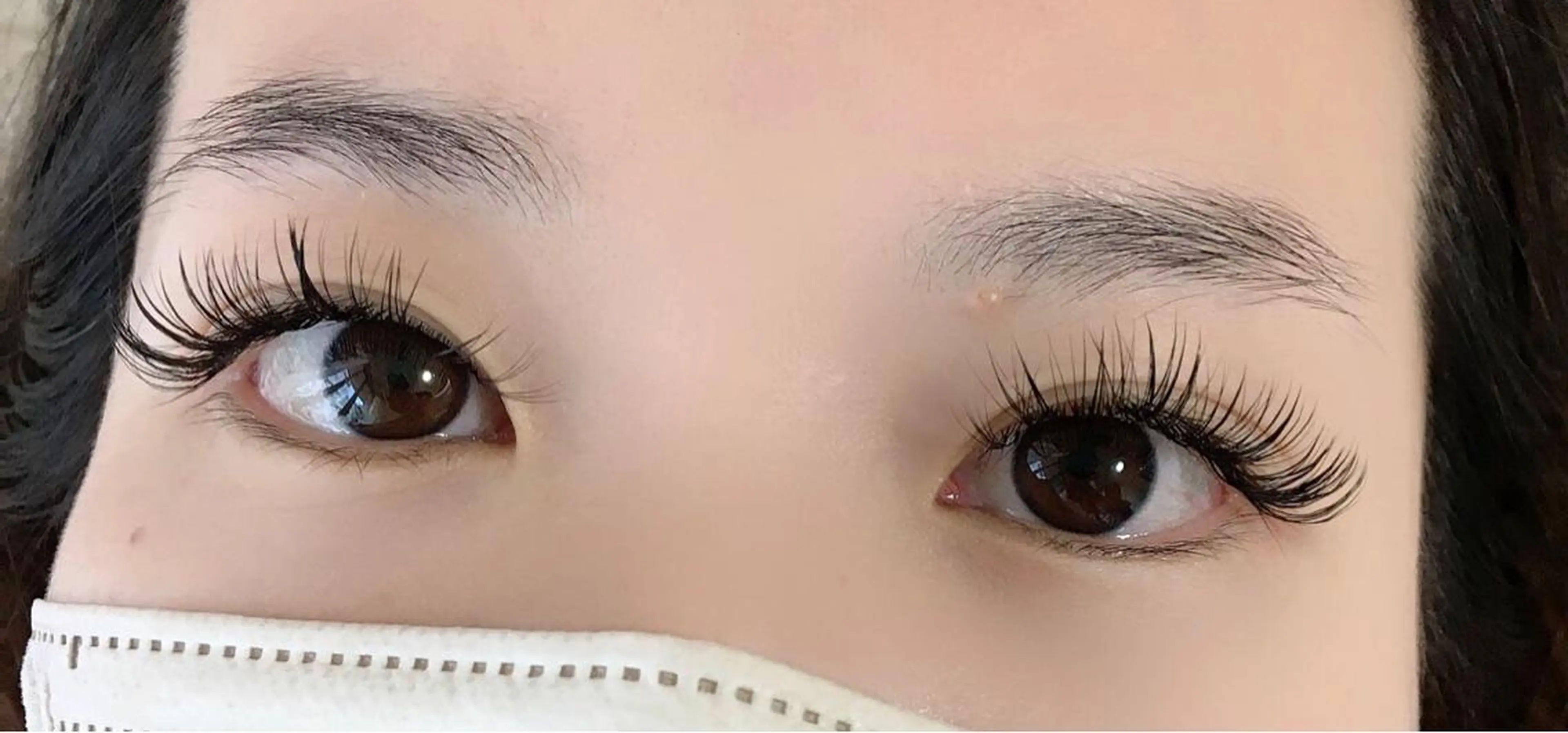 マツエク・マツパ ボリュームラッシュ エクラドゥボヌール バイモアナ　katoのマツエク・マツパデザイン